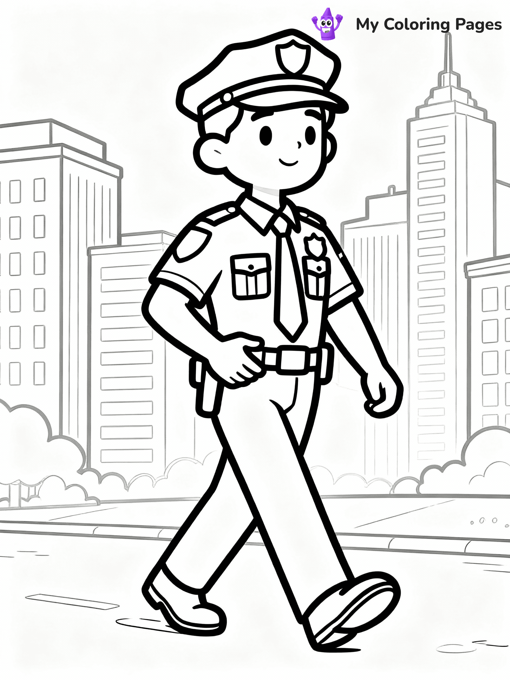 Police Coloring Pages - 28