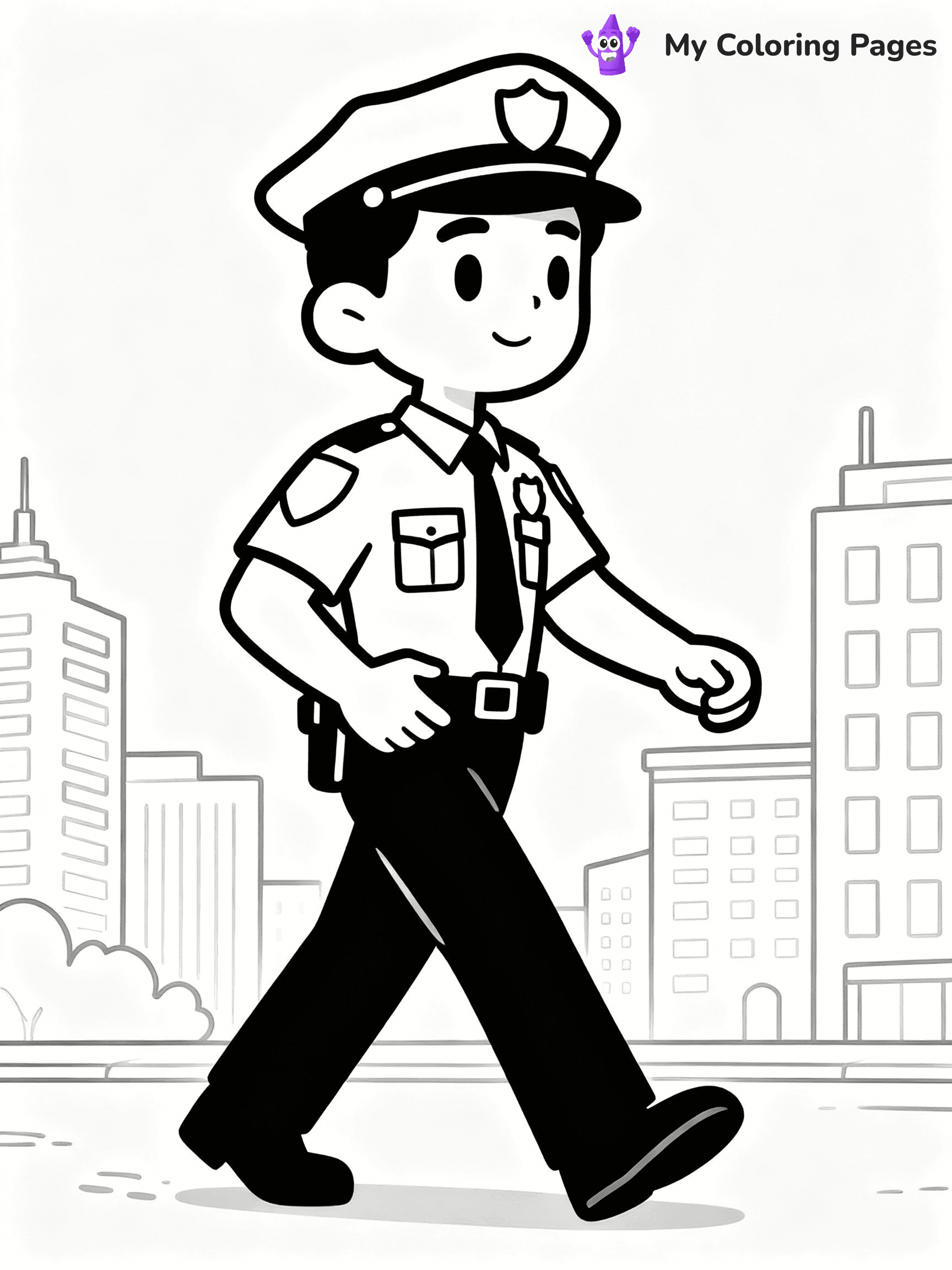 Police Coloring Pages - 27