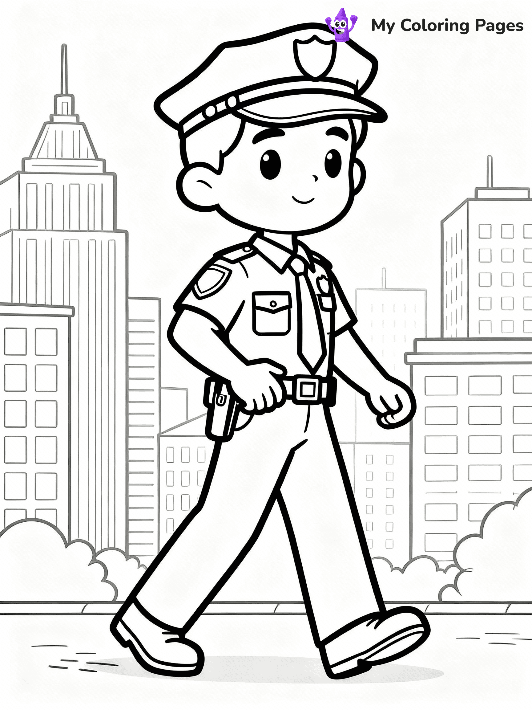 Police Coloring Pages - 26