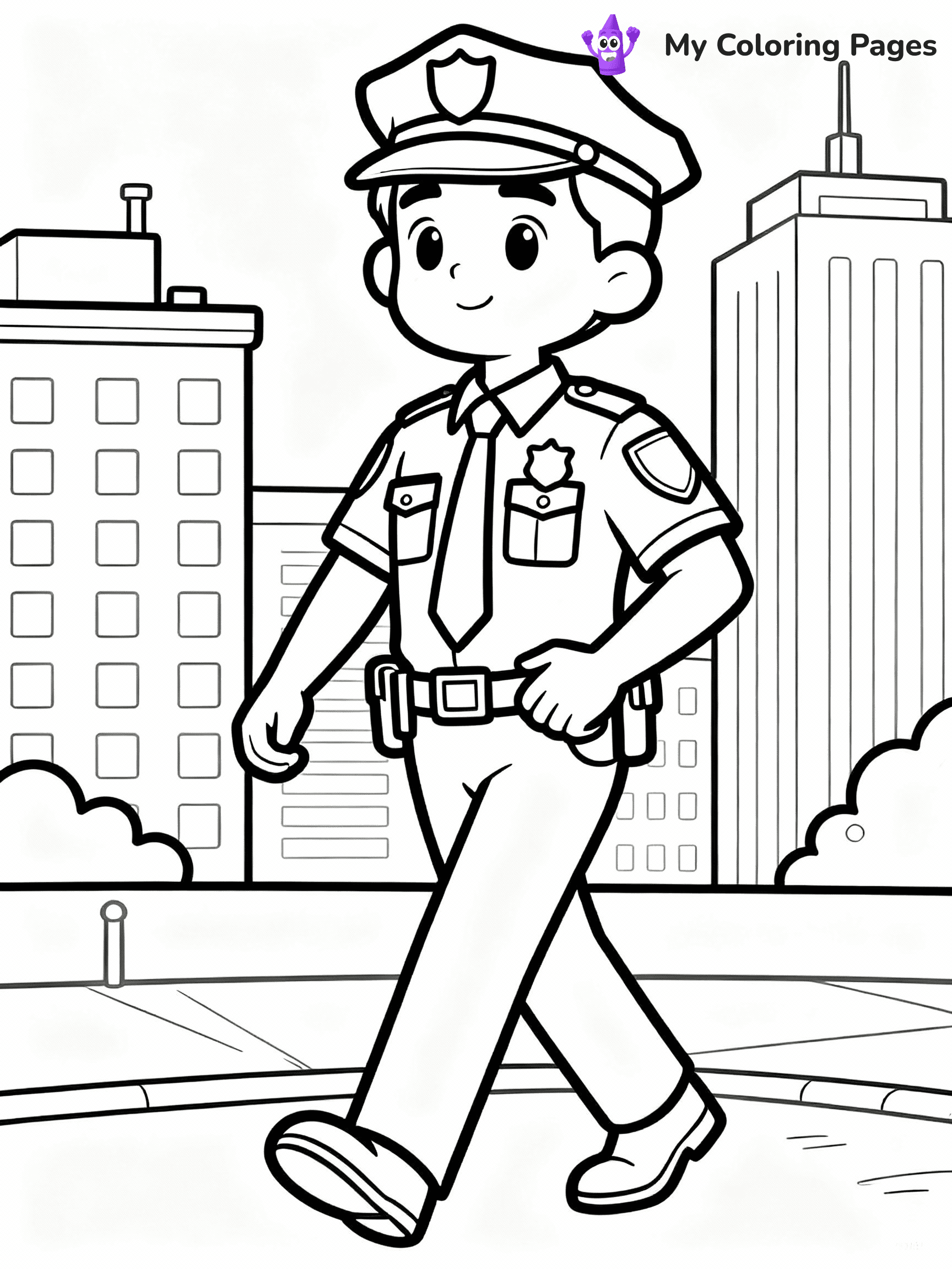 Police Coloring Pages - 24