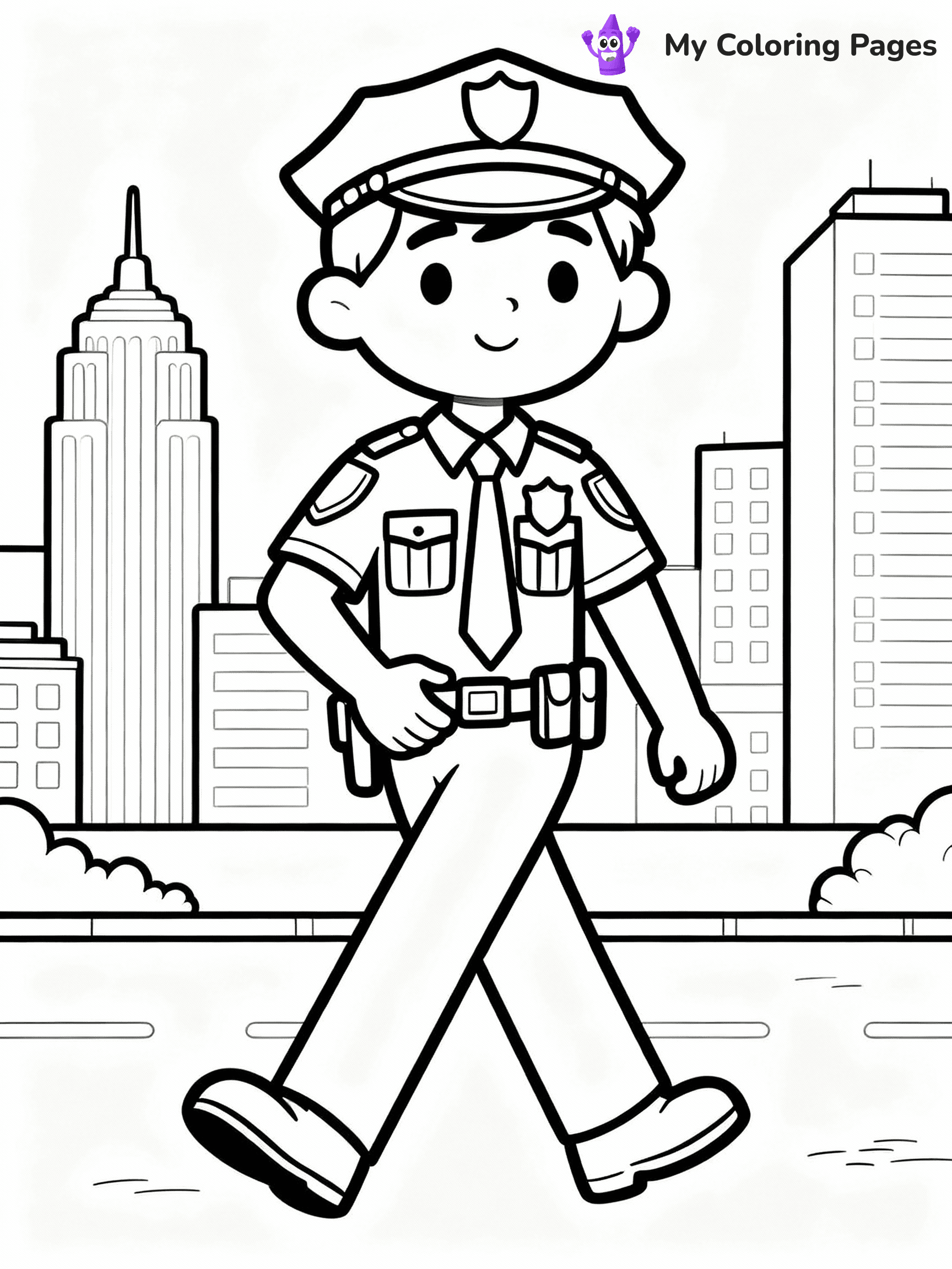 Police Coloring Pages - 23
