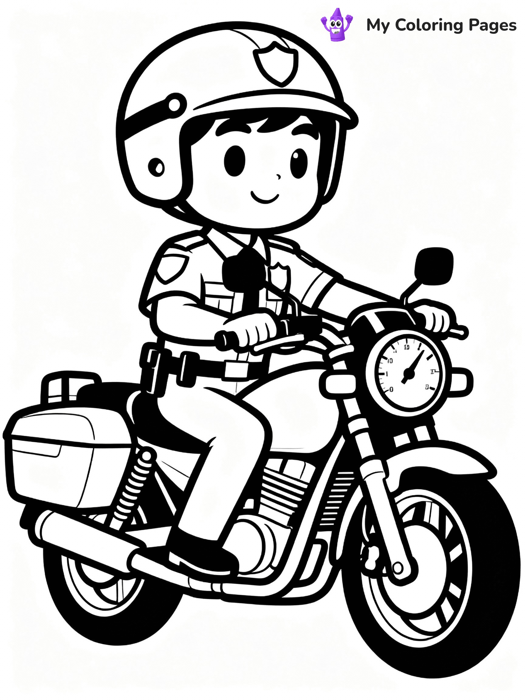 Police Coloring Pages - 22
