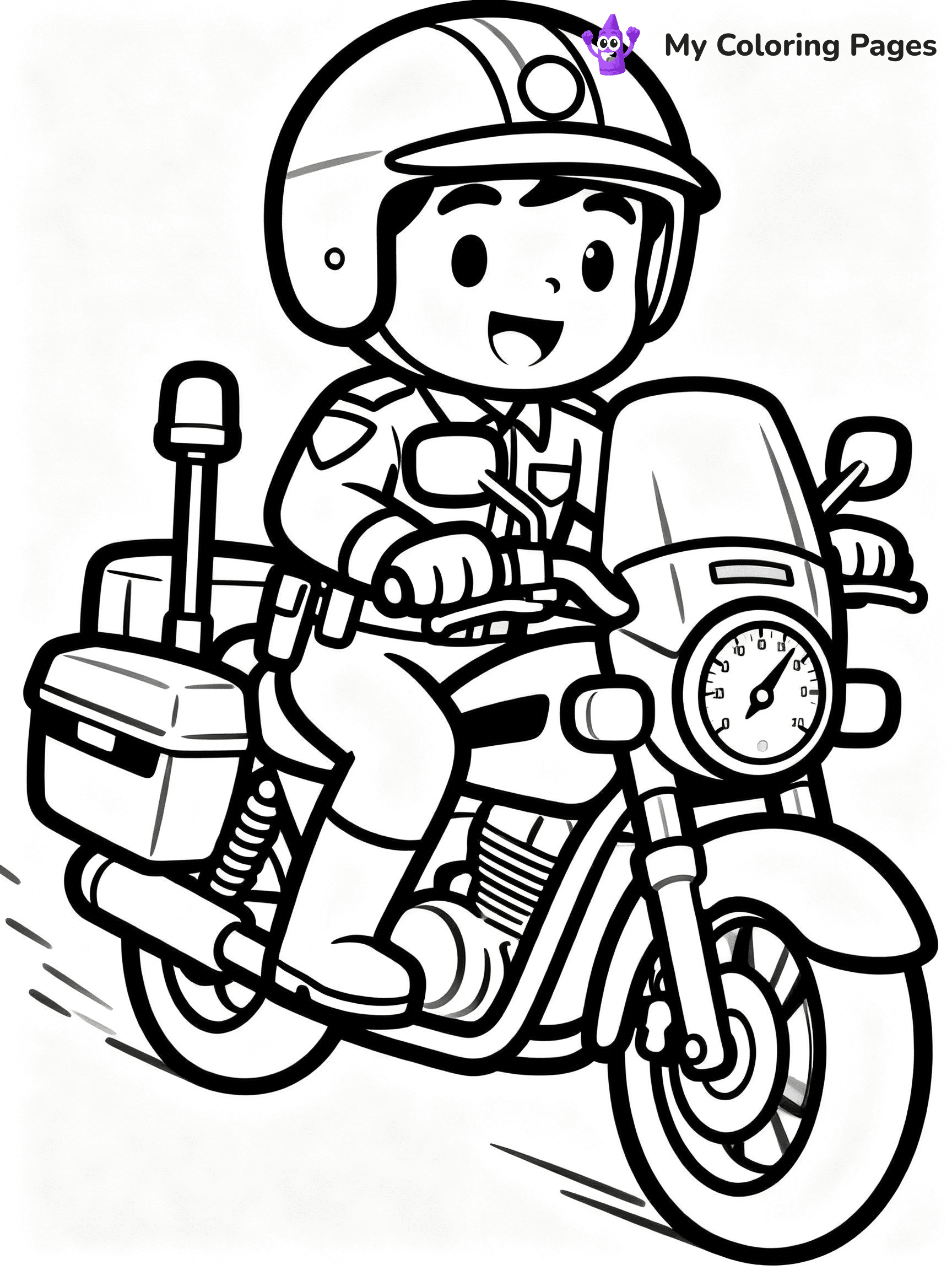 Police Coloring Pages - 20