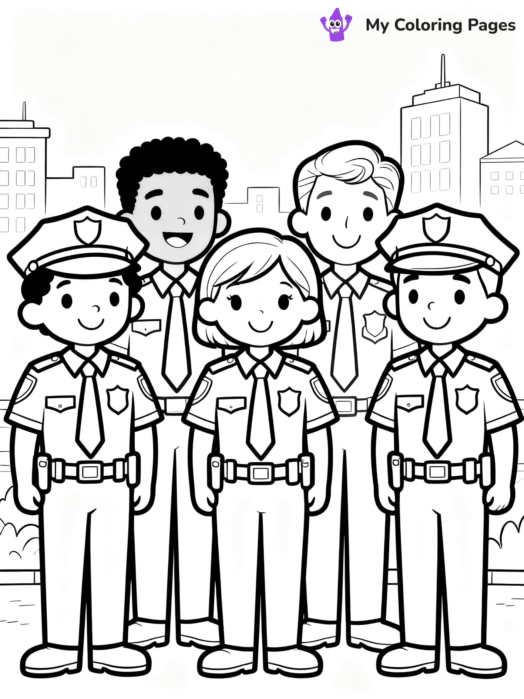 Police Coloring Pages - 15