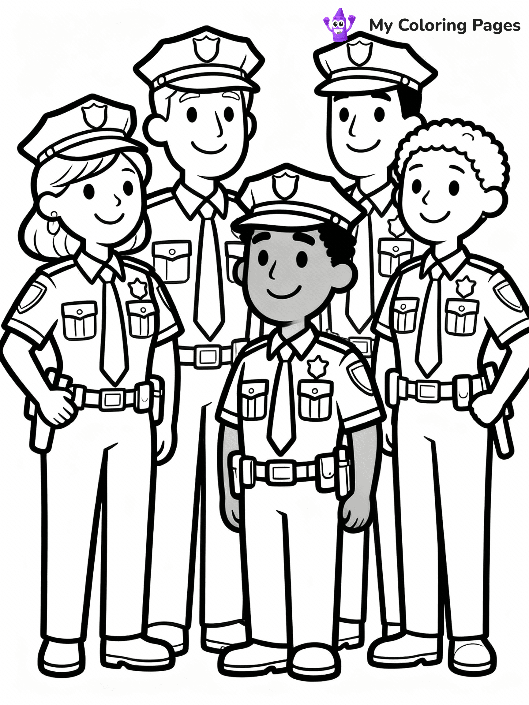 Police Coloring Pages - 13