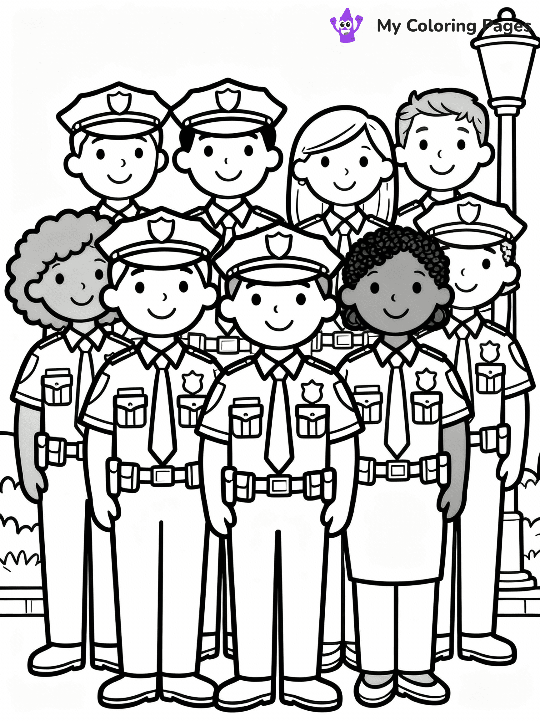 Police Coloring Pages - 10