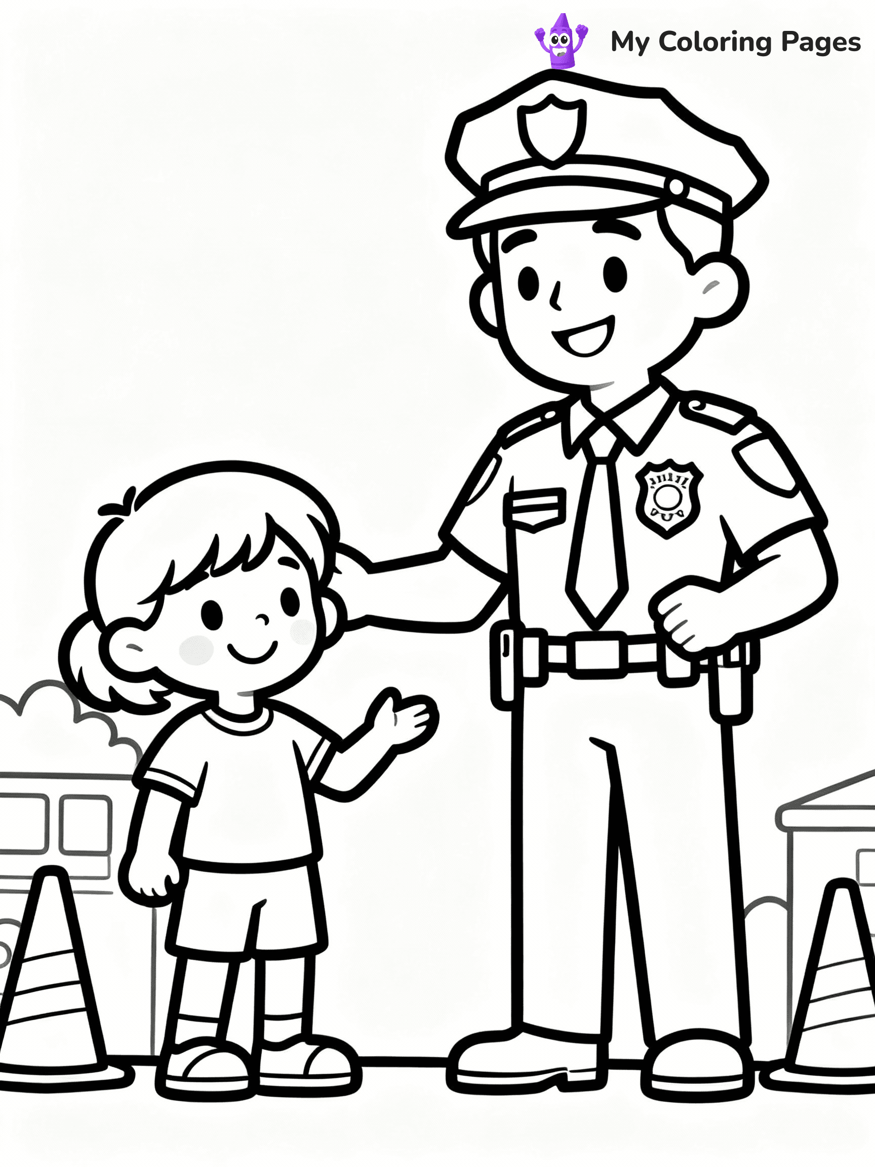 Police Coloring Pages - 8