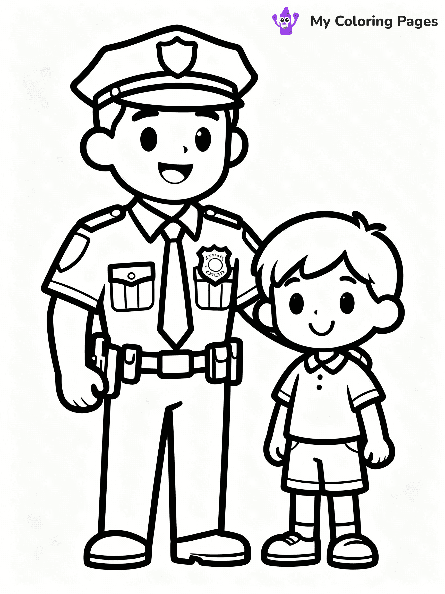 Police Coloring Pages - 5