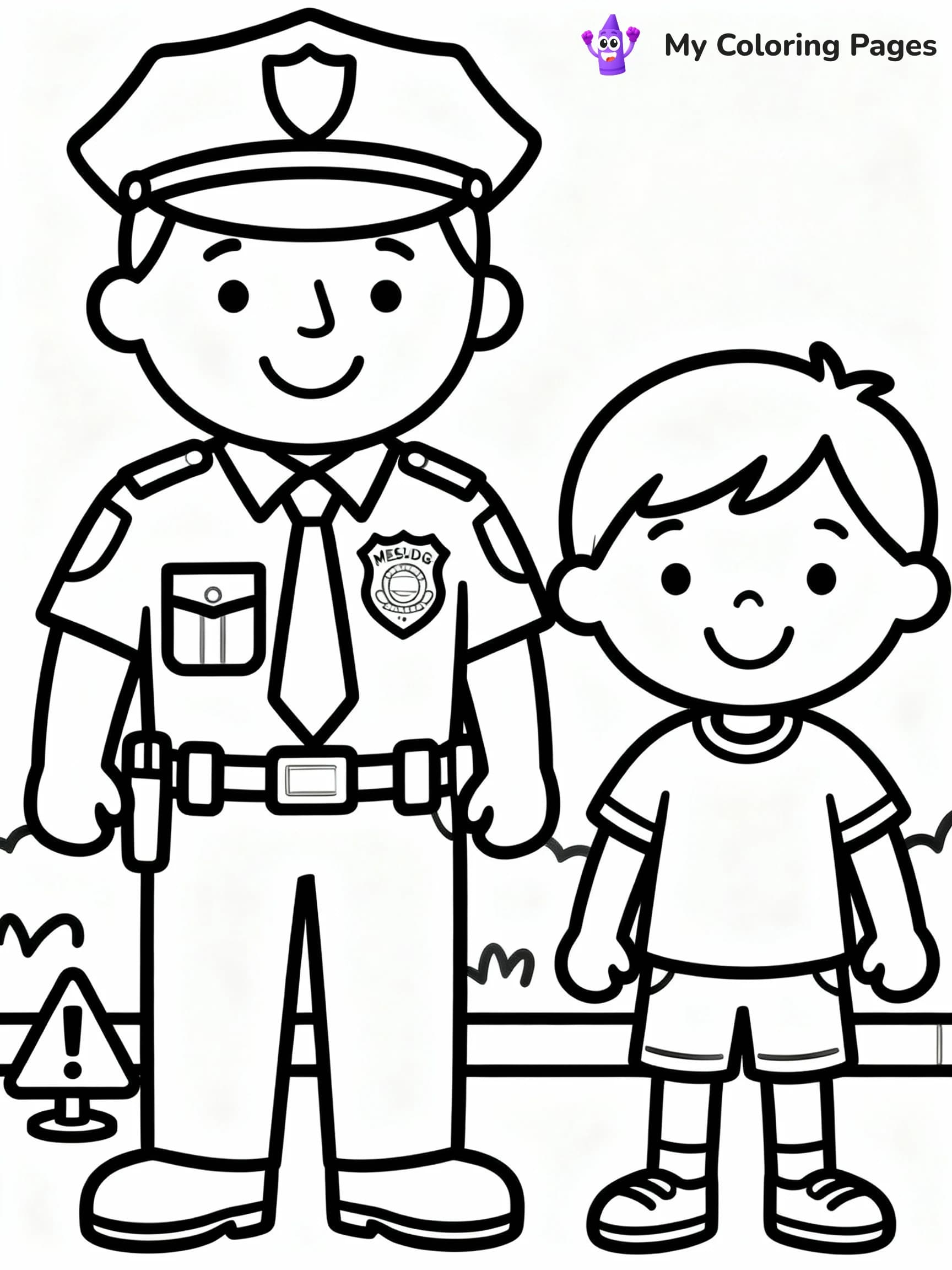 Police Coloring Pages - 2