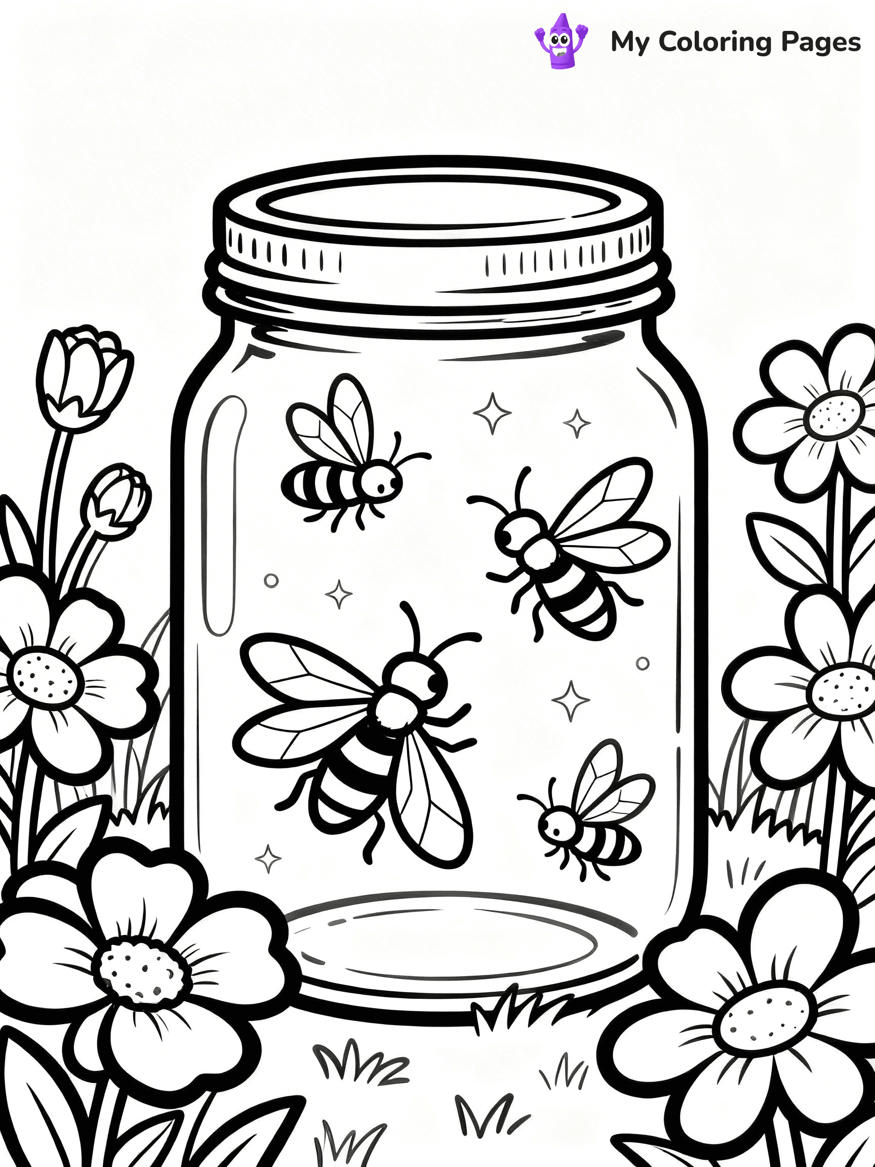 Firefly Coloring Pages - 29