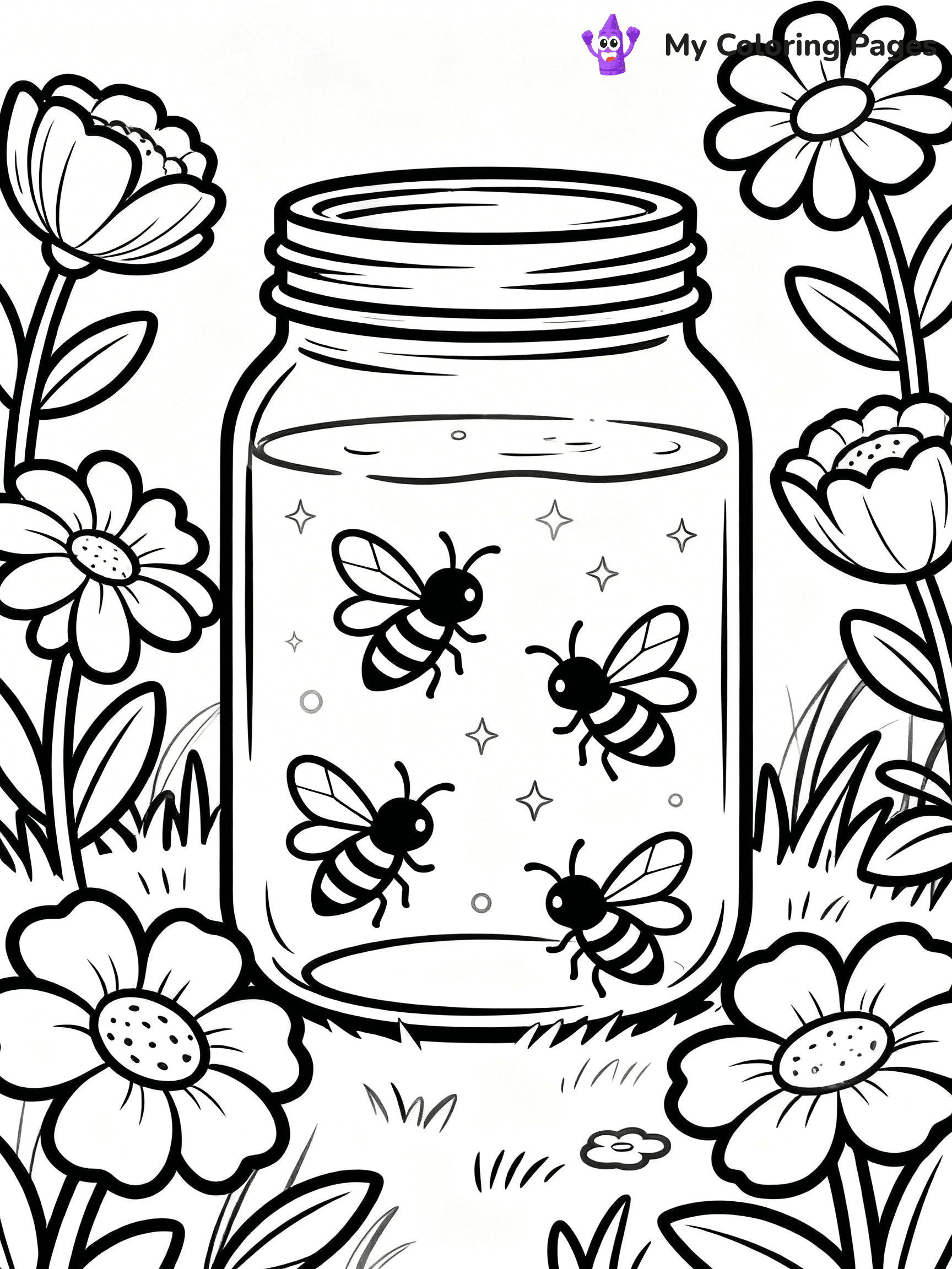 Firefly Coloring Pages - 28