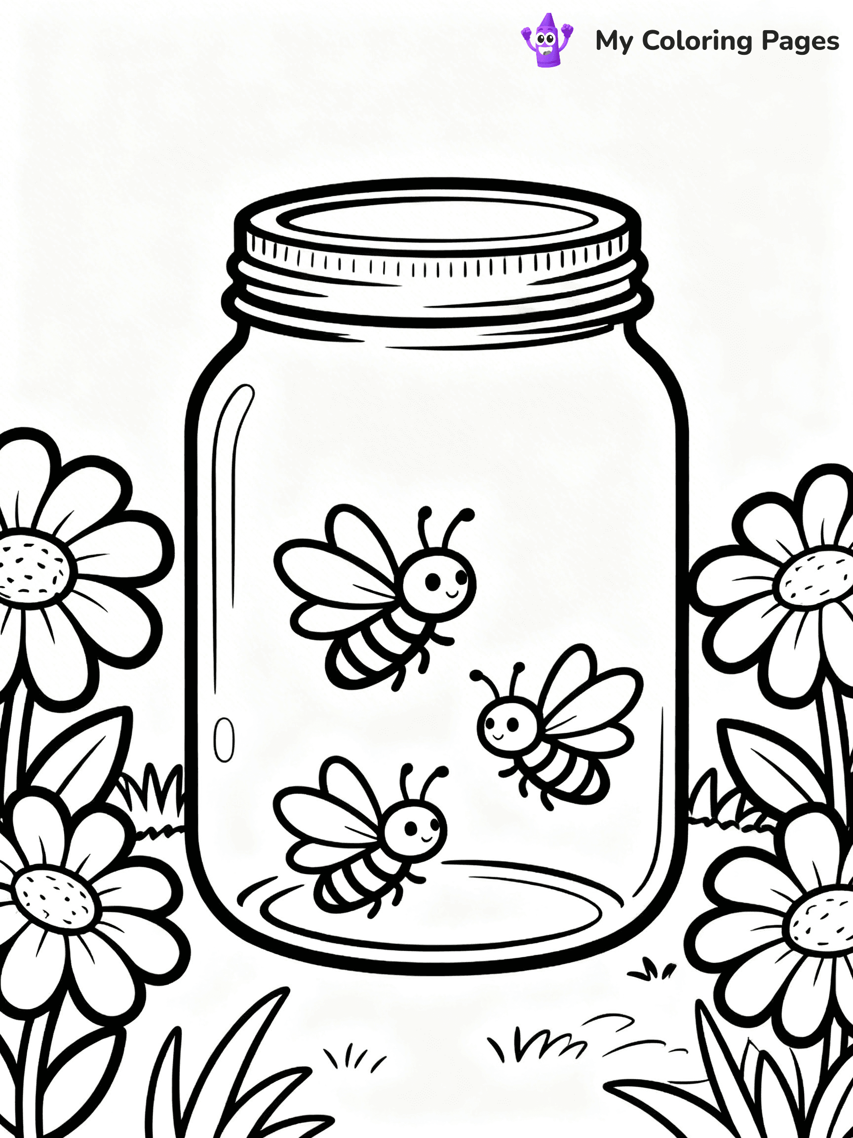 Firefly Coloring Pages - 27