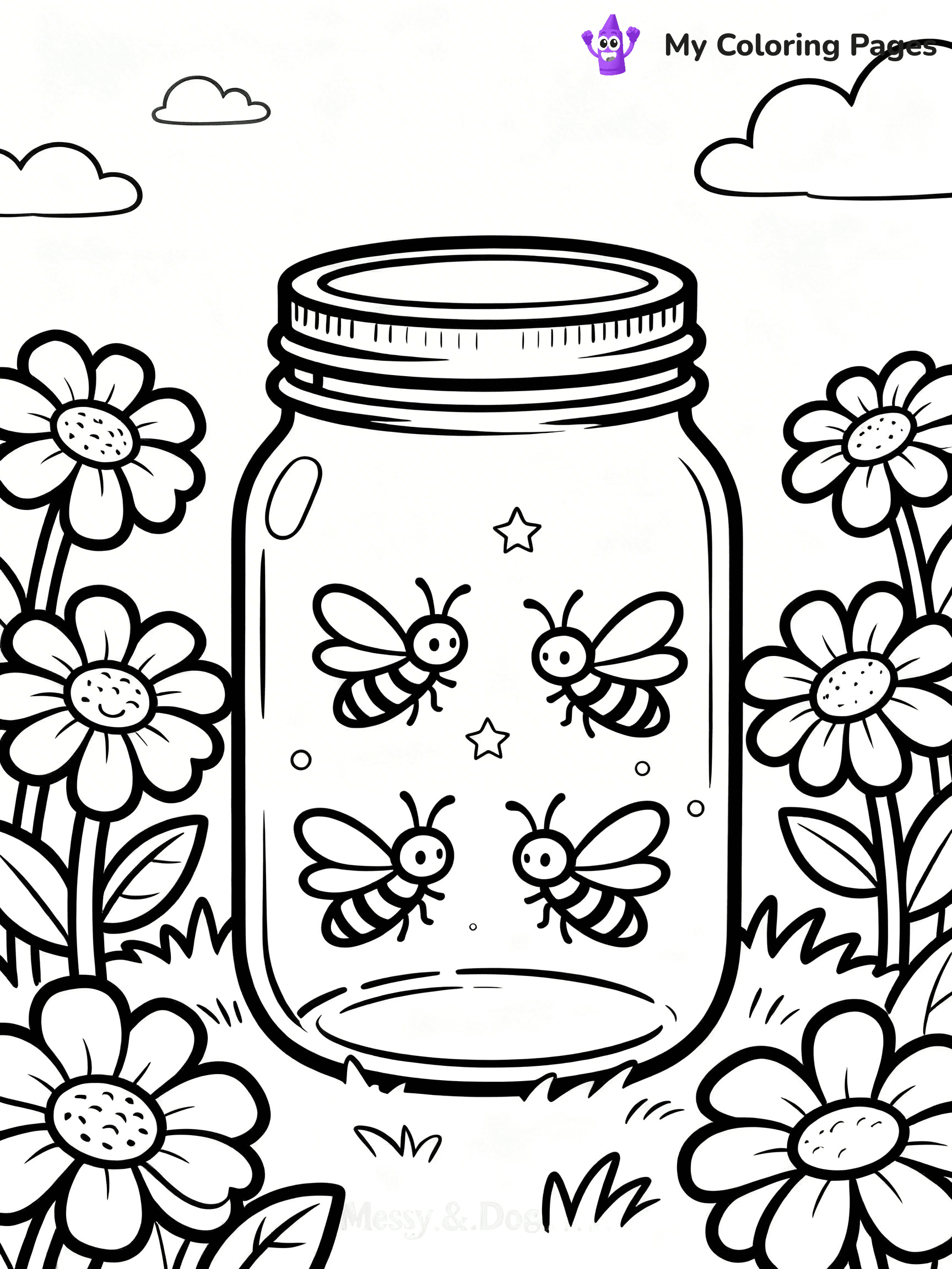 Firefly Coloring Pages - 26