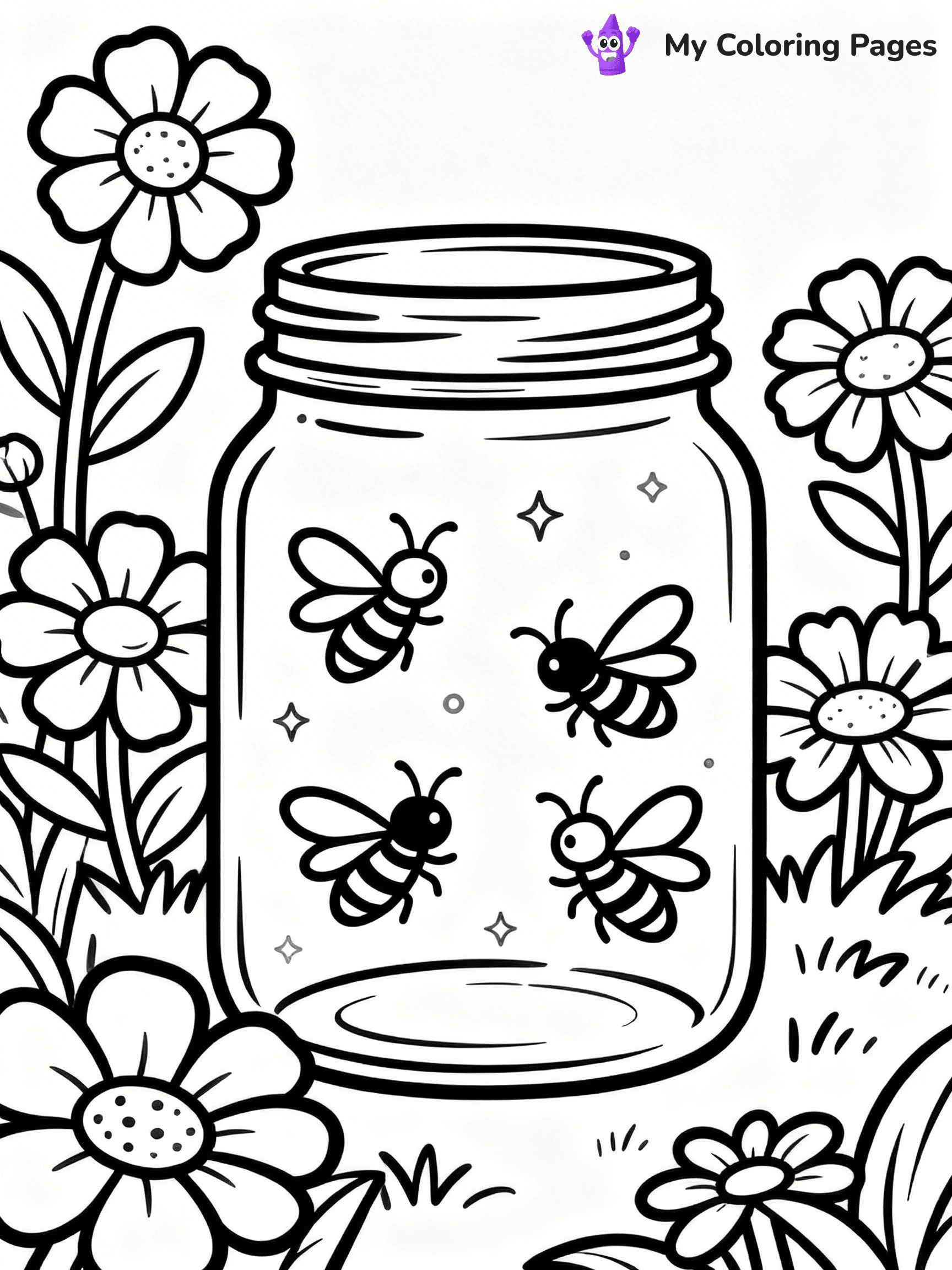 Firefly Coloring Pages - 25