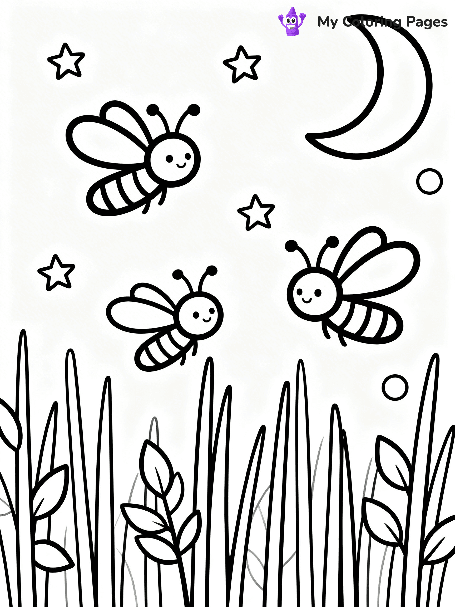 Firefly Coloring Pages - 23