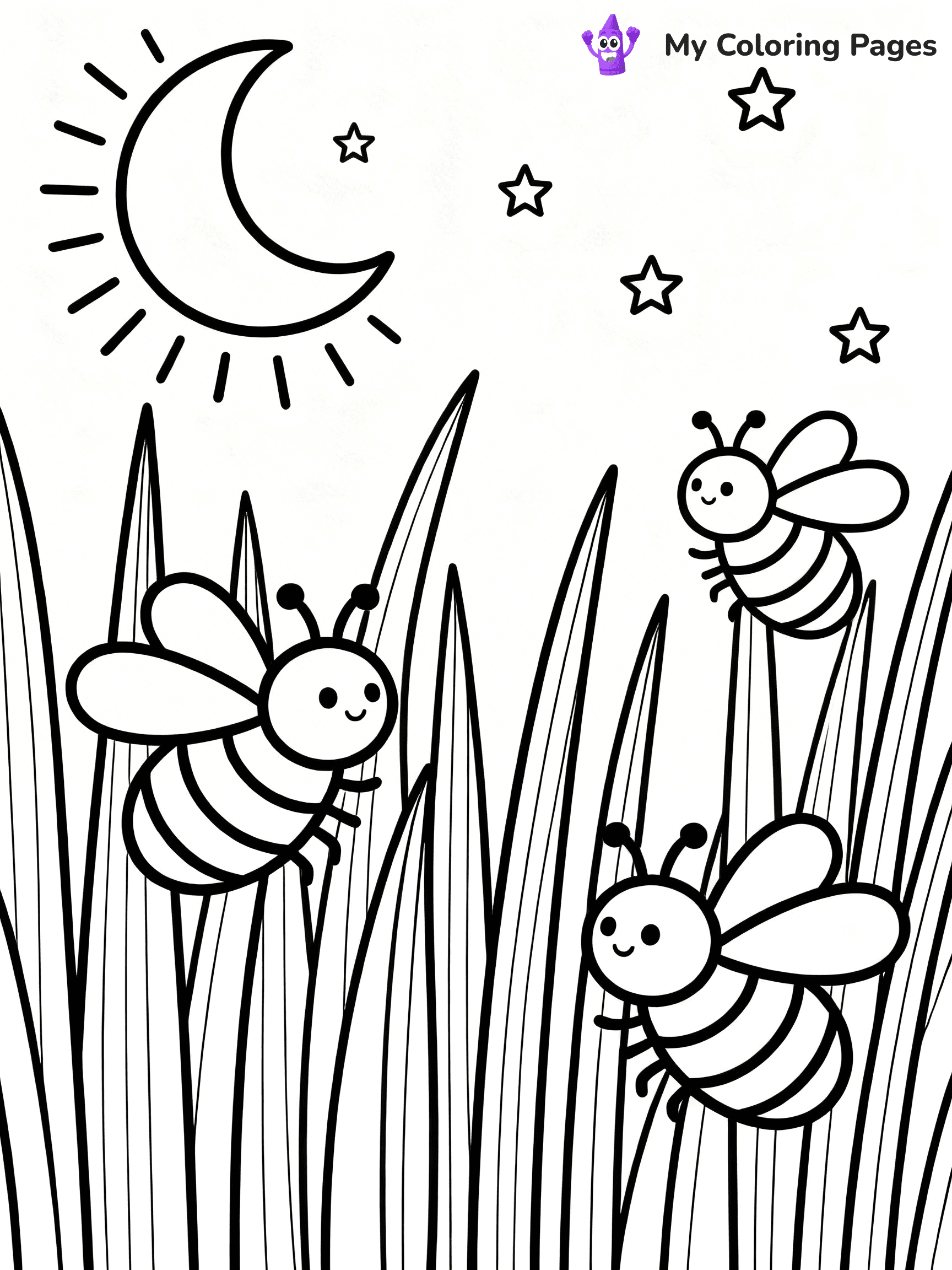 Firefly Coloring Pages - 22