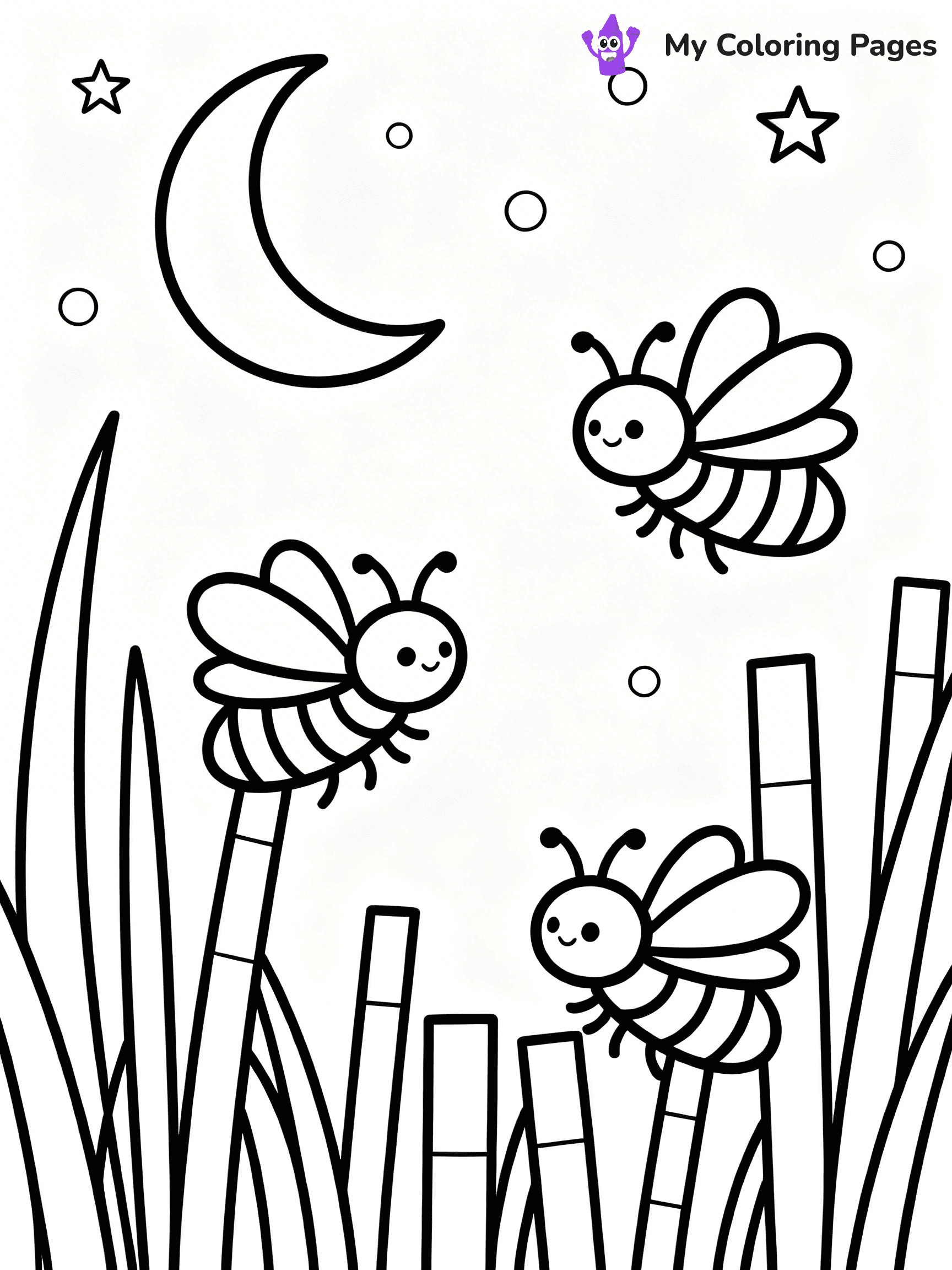 Firefly Coloring Pages - 21