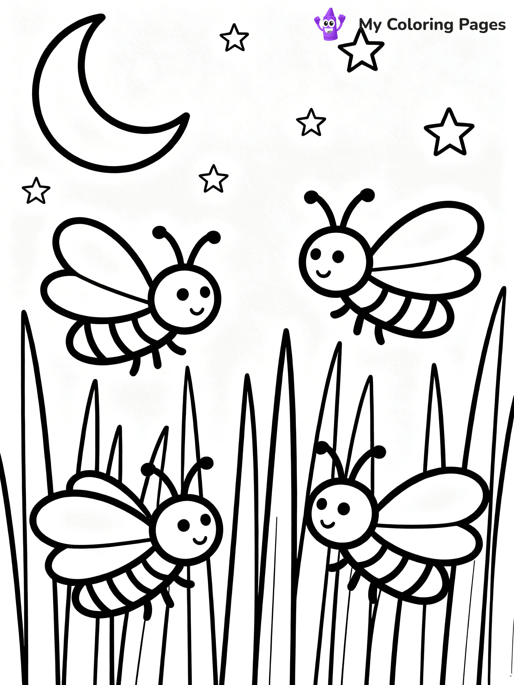 Firefly Coloring Pages - 19