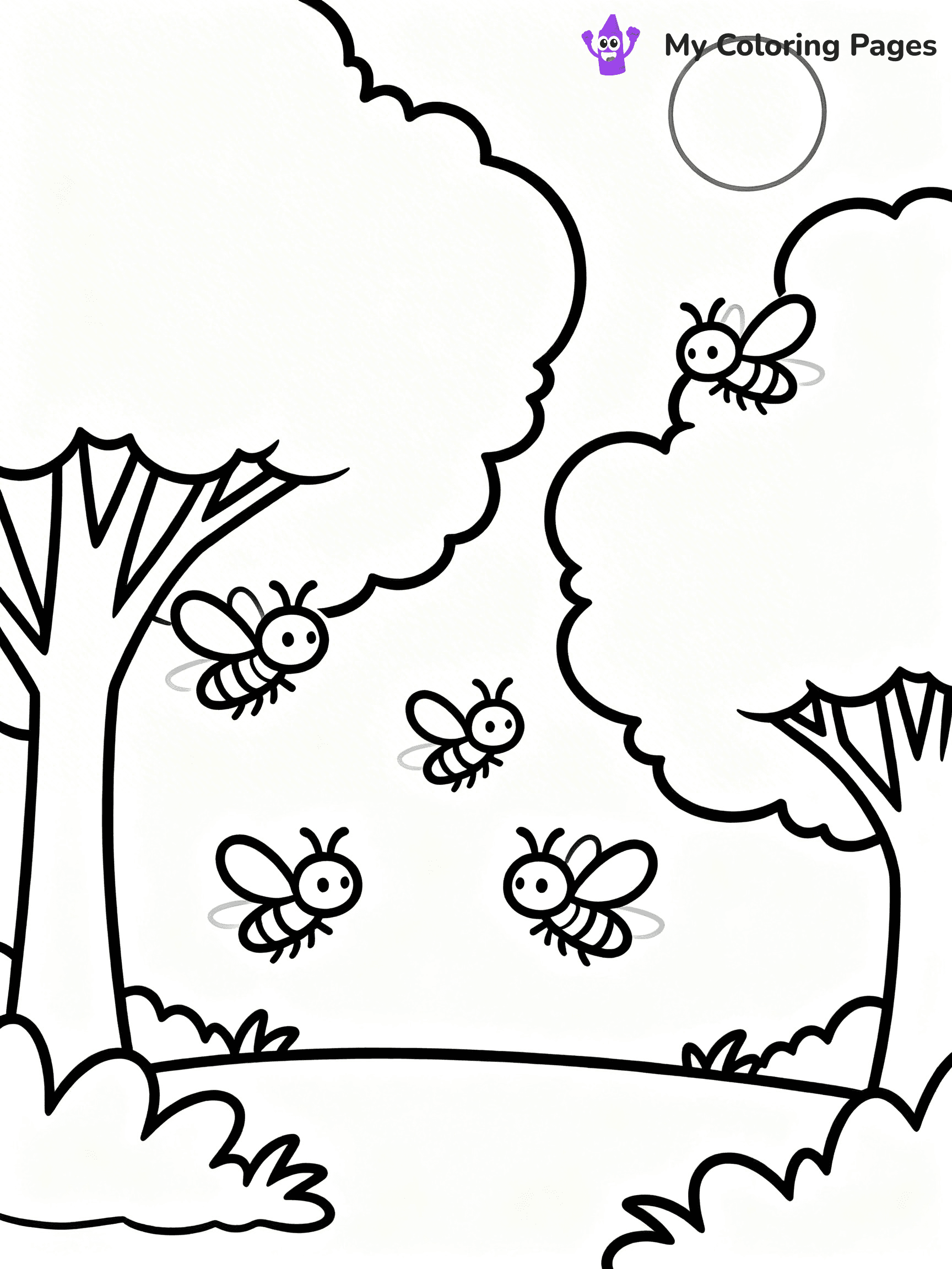 Firefly Coloring Pages - 17