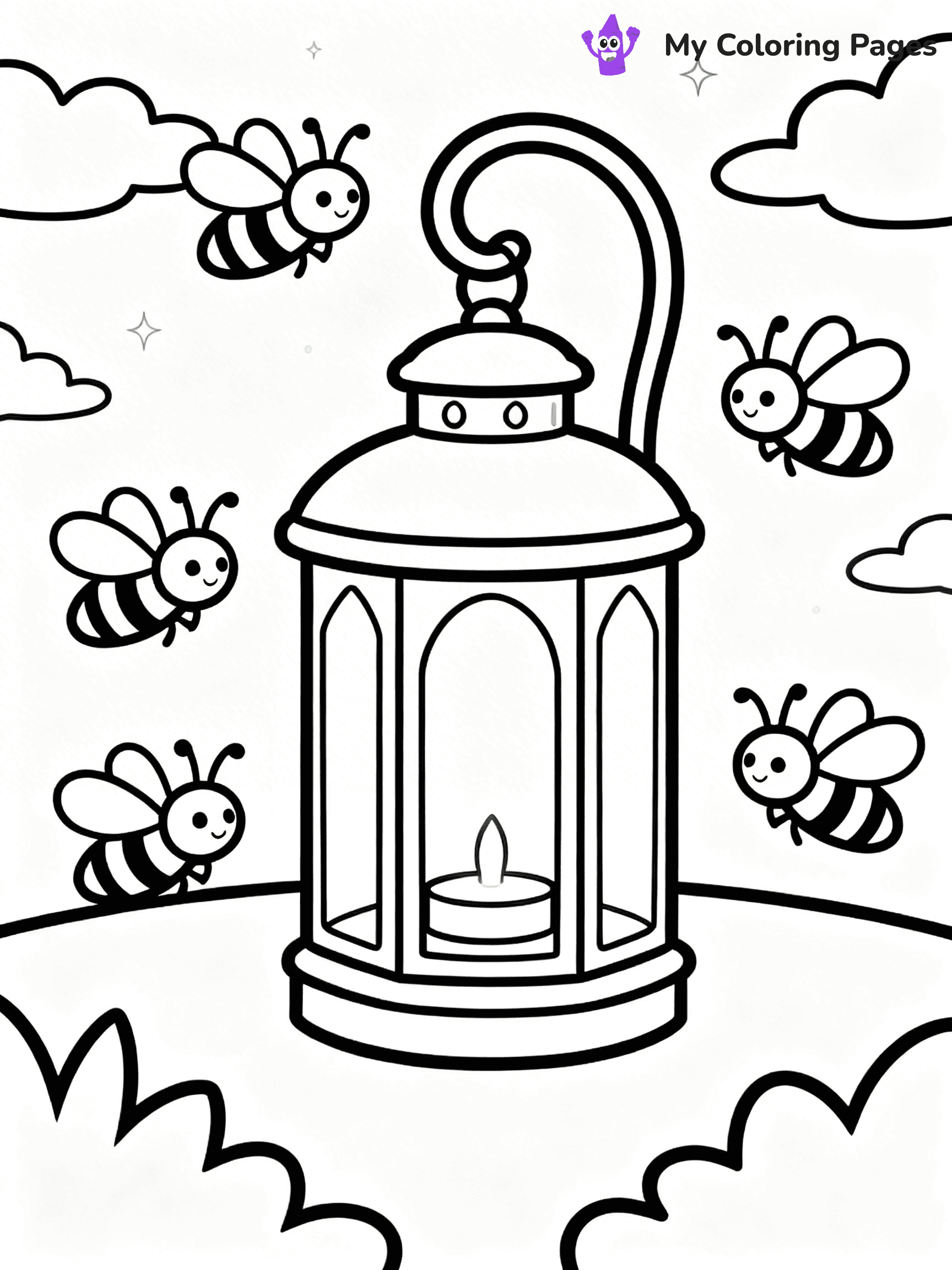 Firefly Coloring Pages - 11
