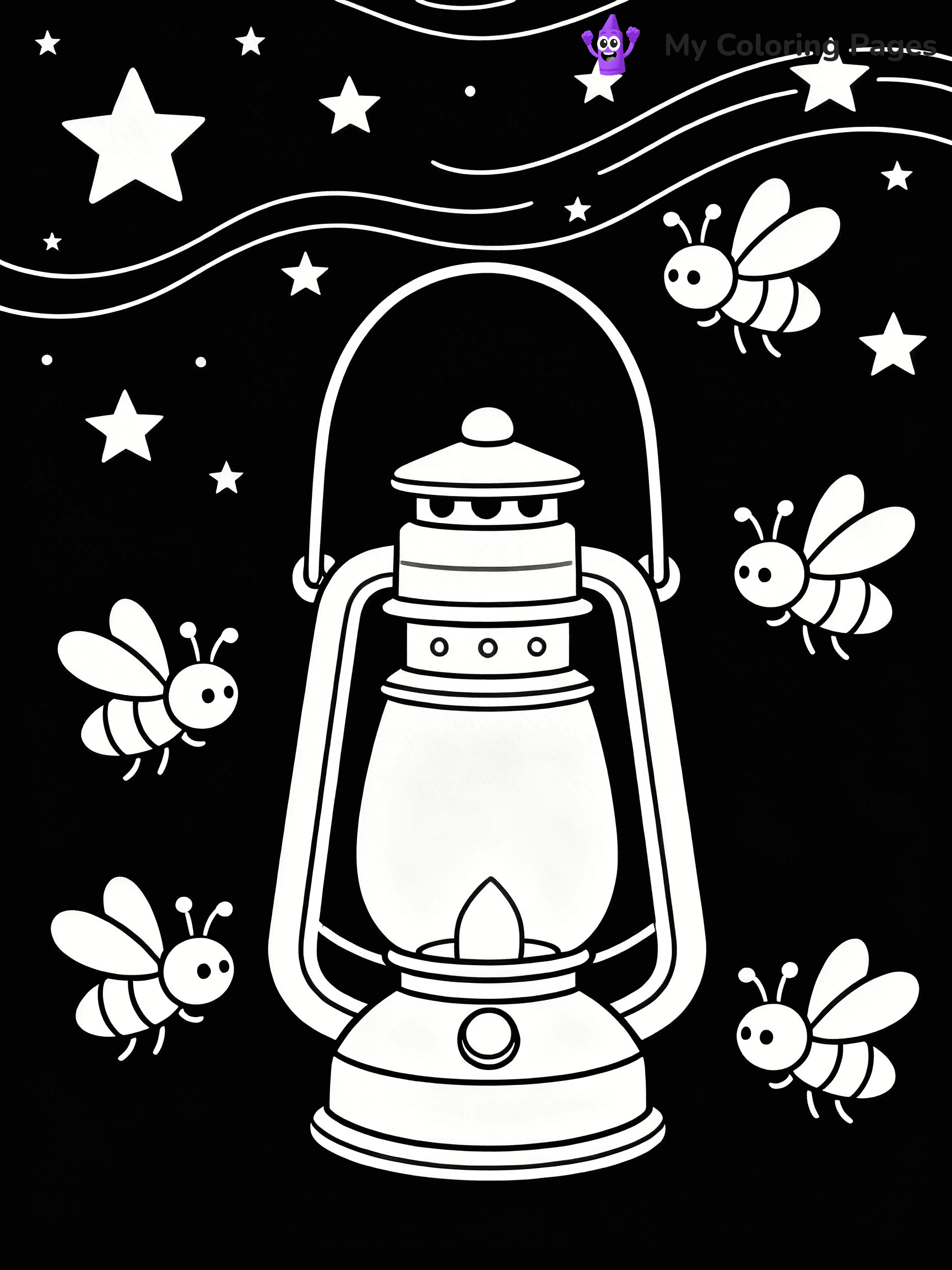 Firefly Coloring Pages - 10