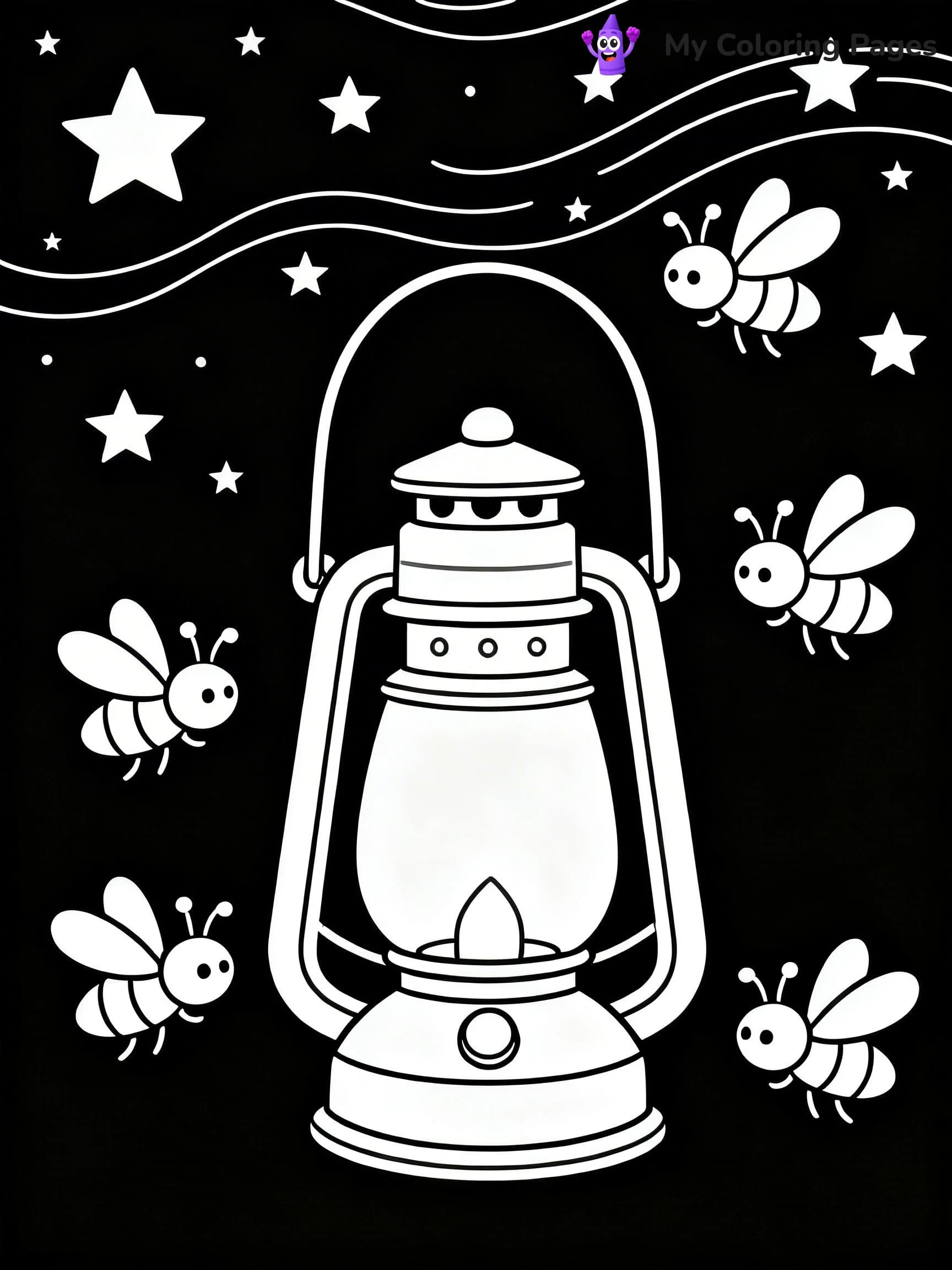Firefly Coloring Pages - 10