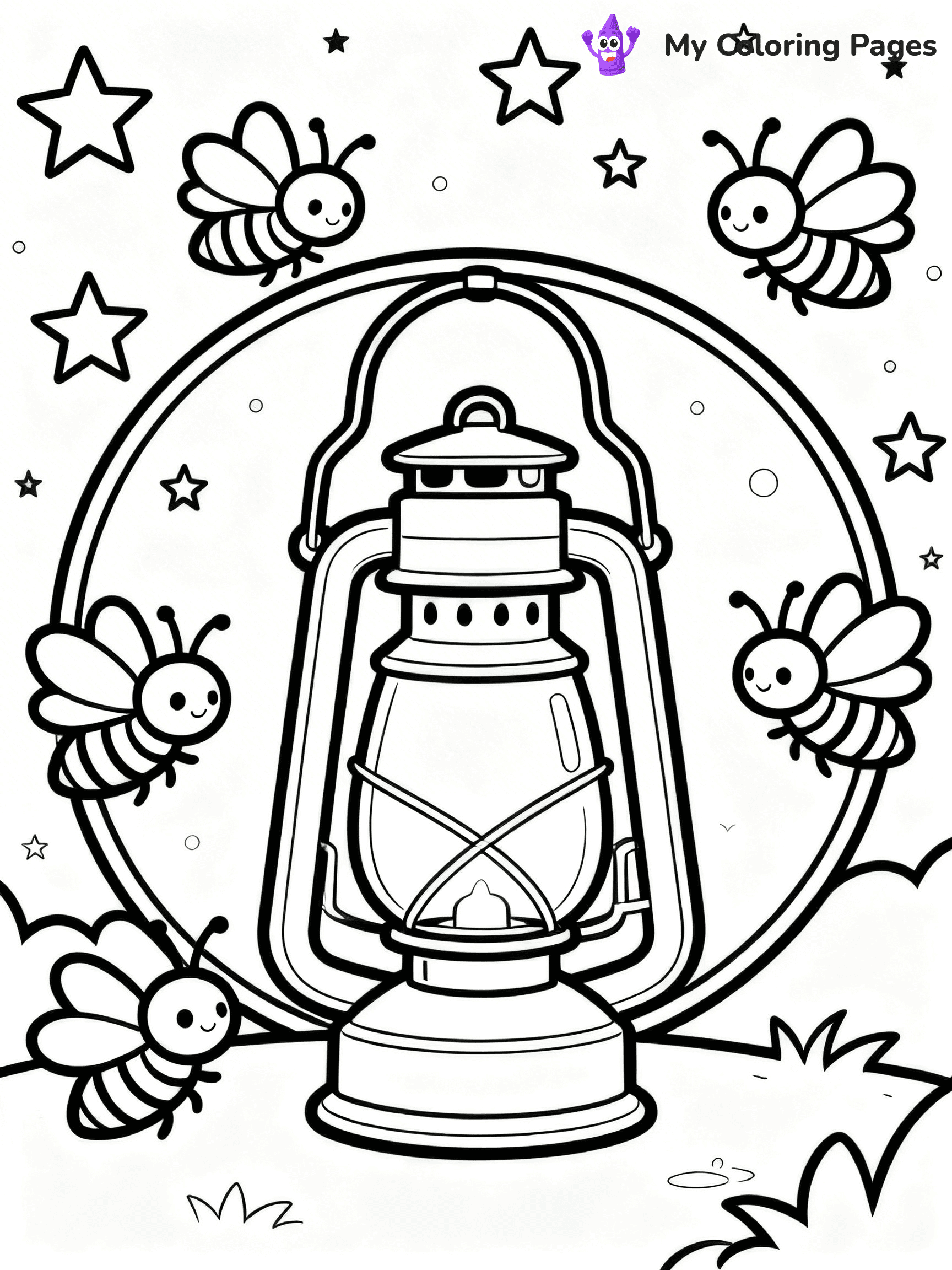 Firefly Coloring Pages - 9