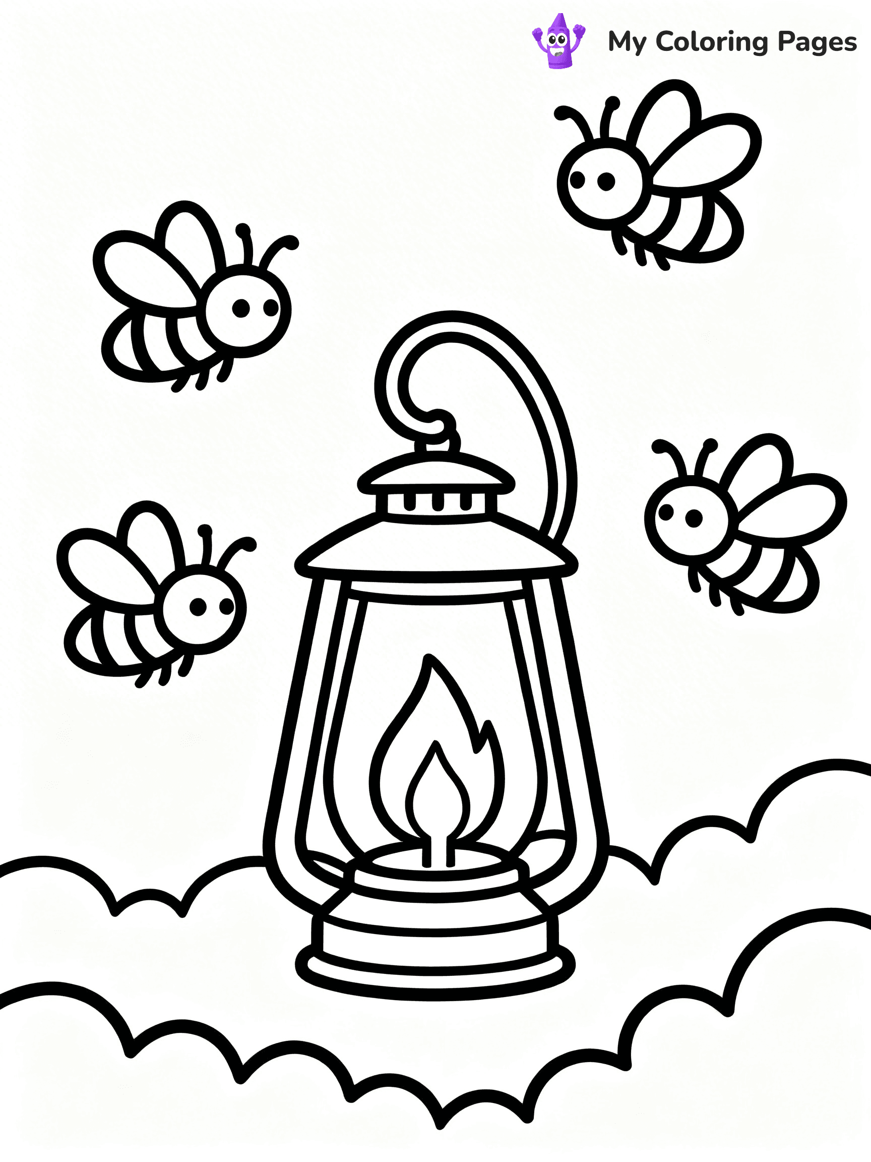 Firefly Coloring Pages - 8