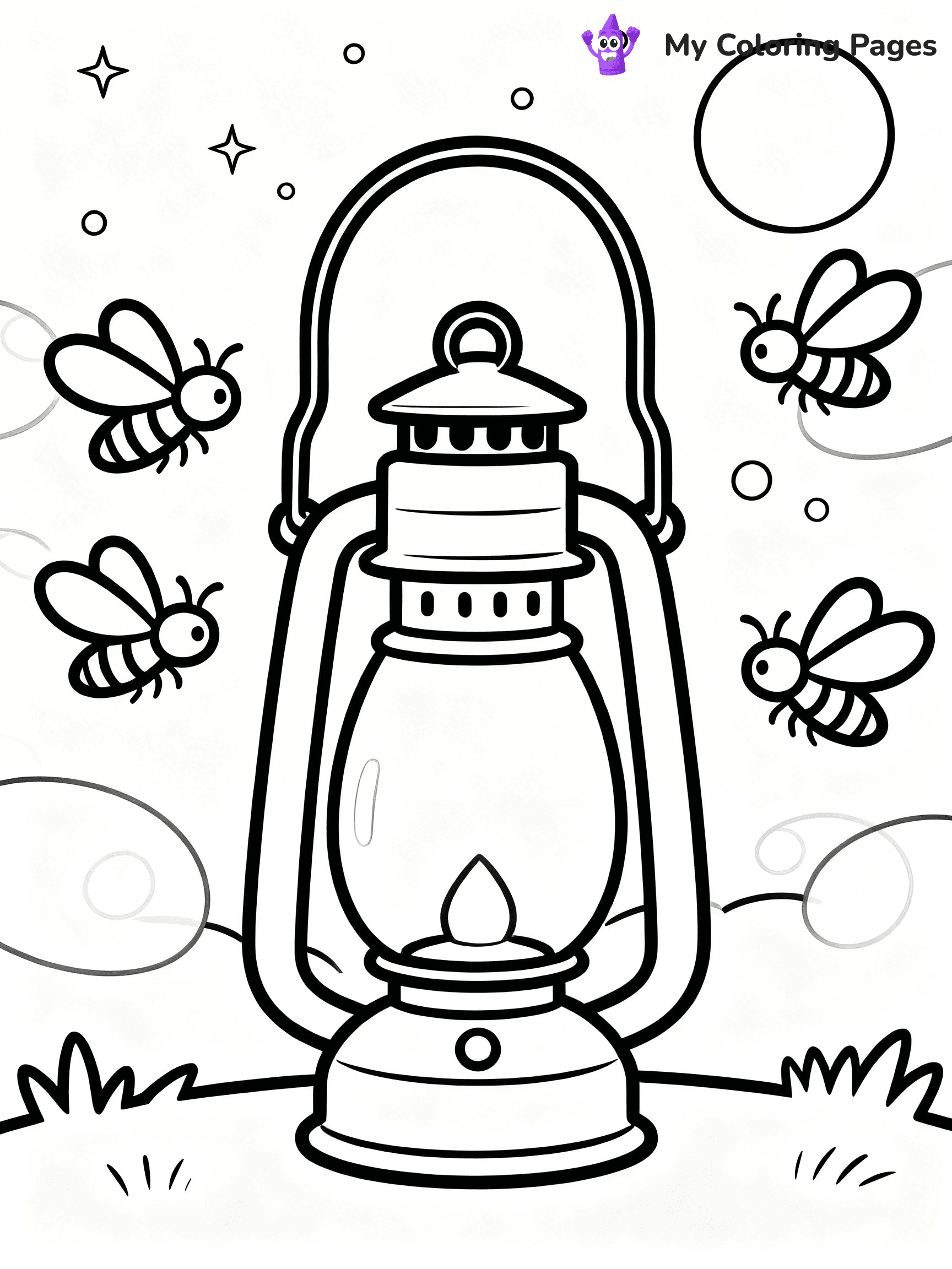 Firefly Coloring Pages - 7