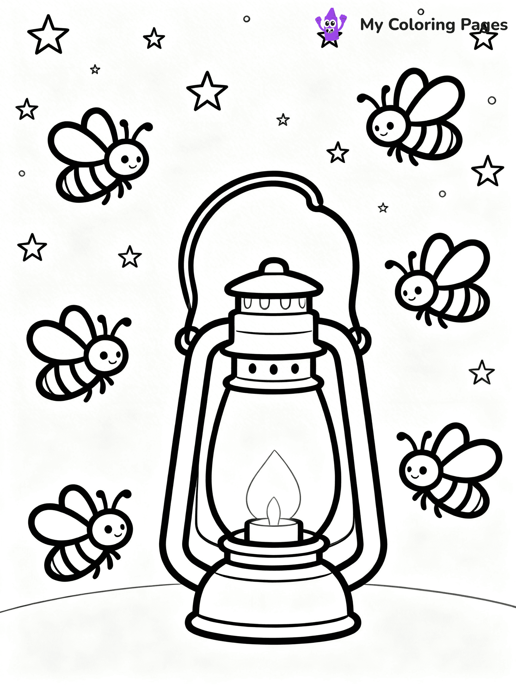Firefly Coloring Pages - 6
