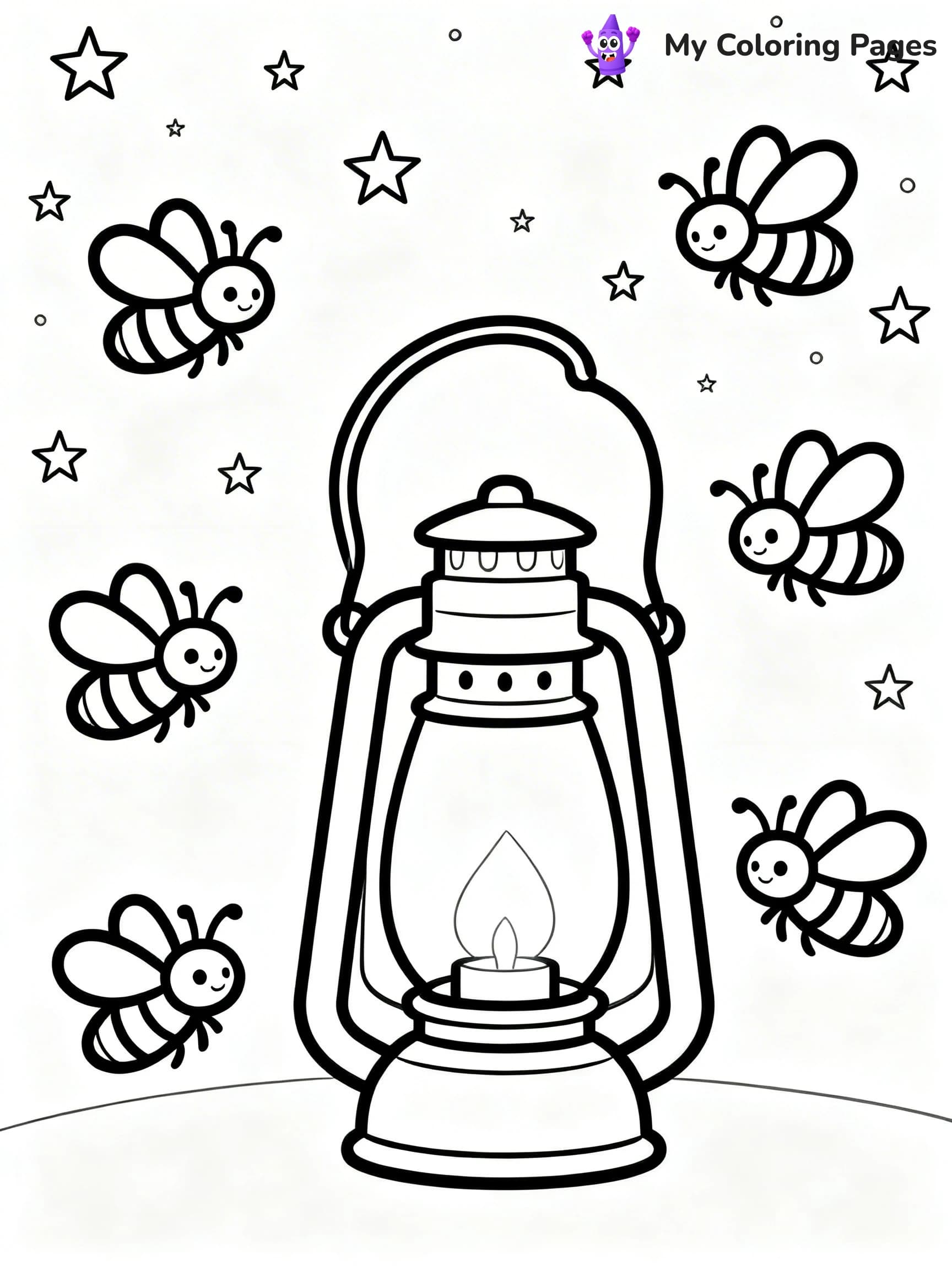 Firefly Coloring Pages - 6