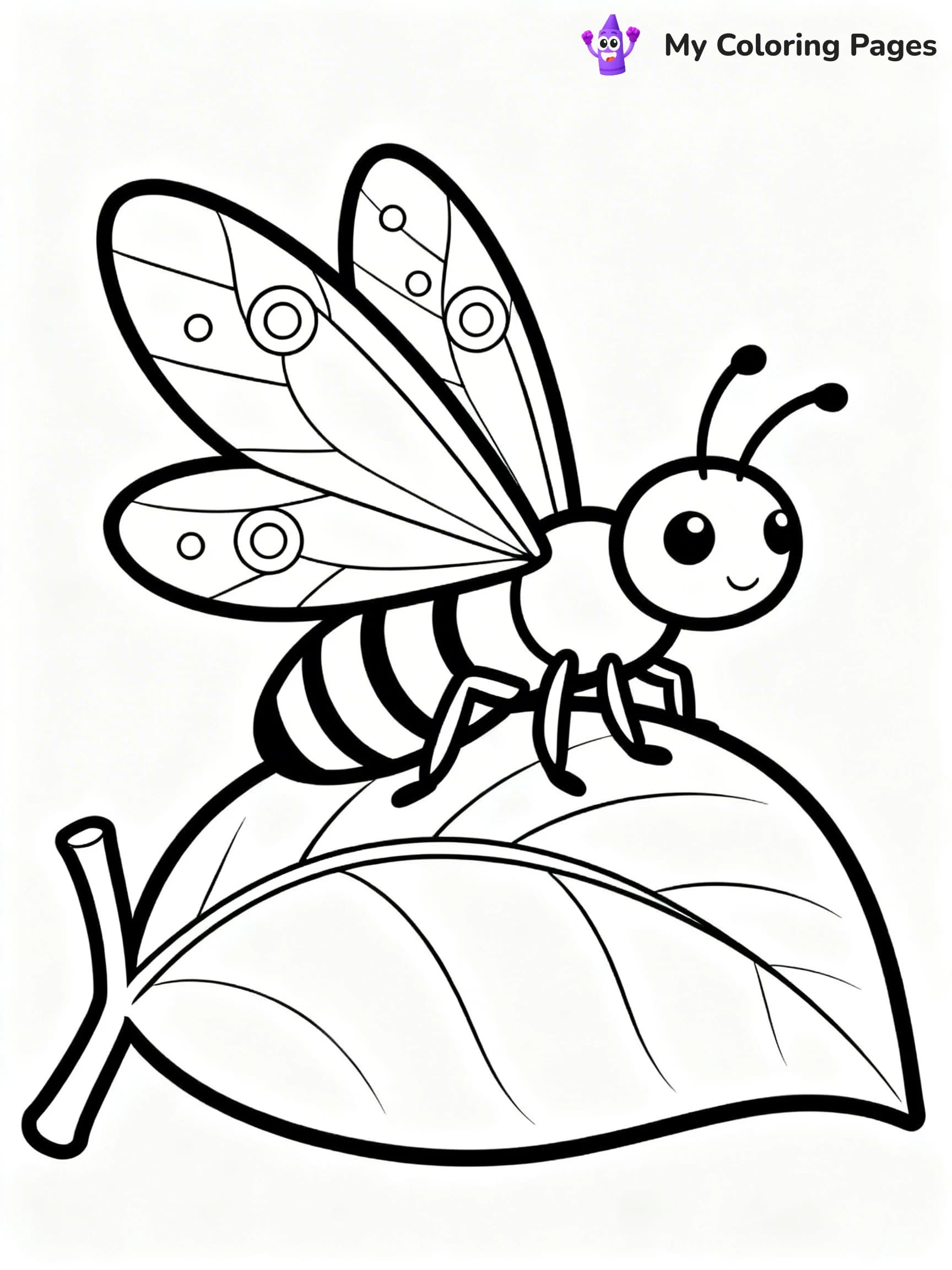 Firefly Coloring Pages - 1