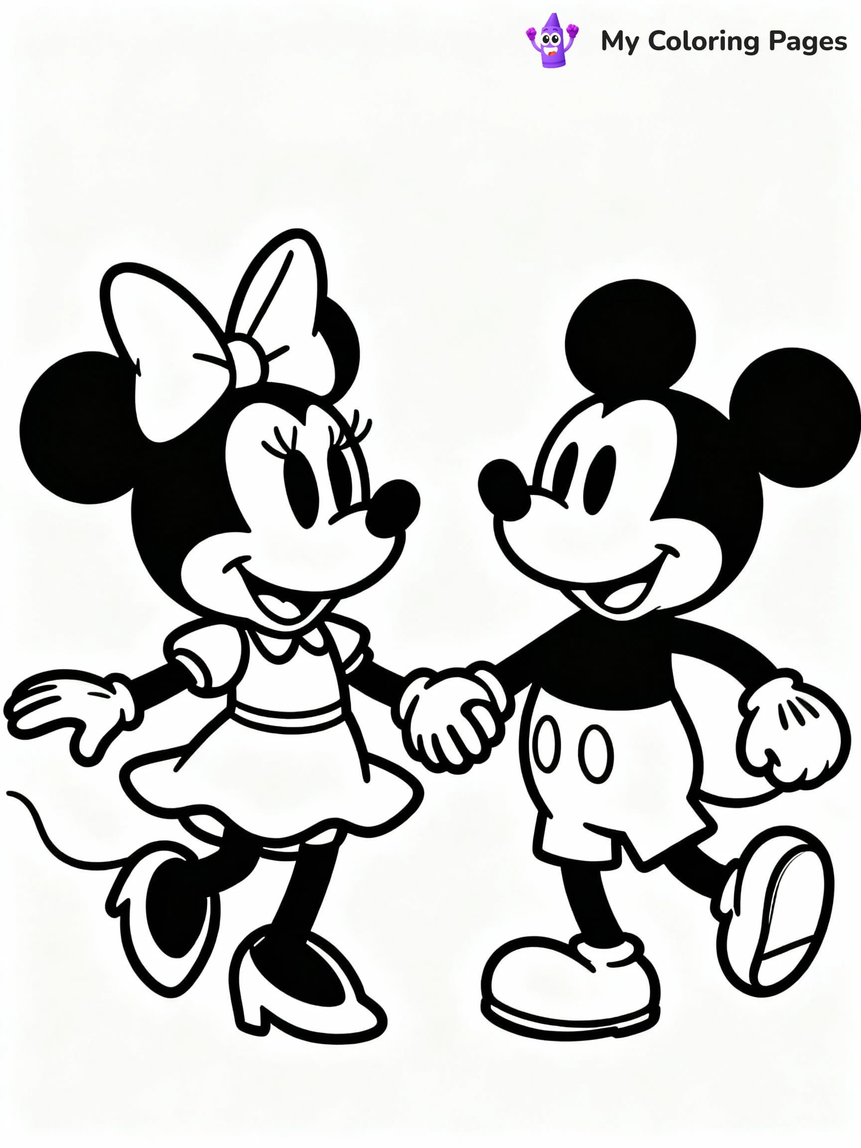 Minnie Mouse Coloring Pages - 24