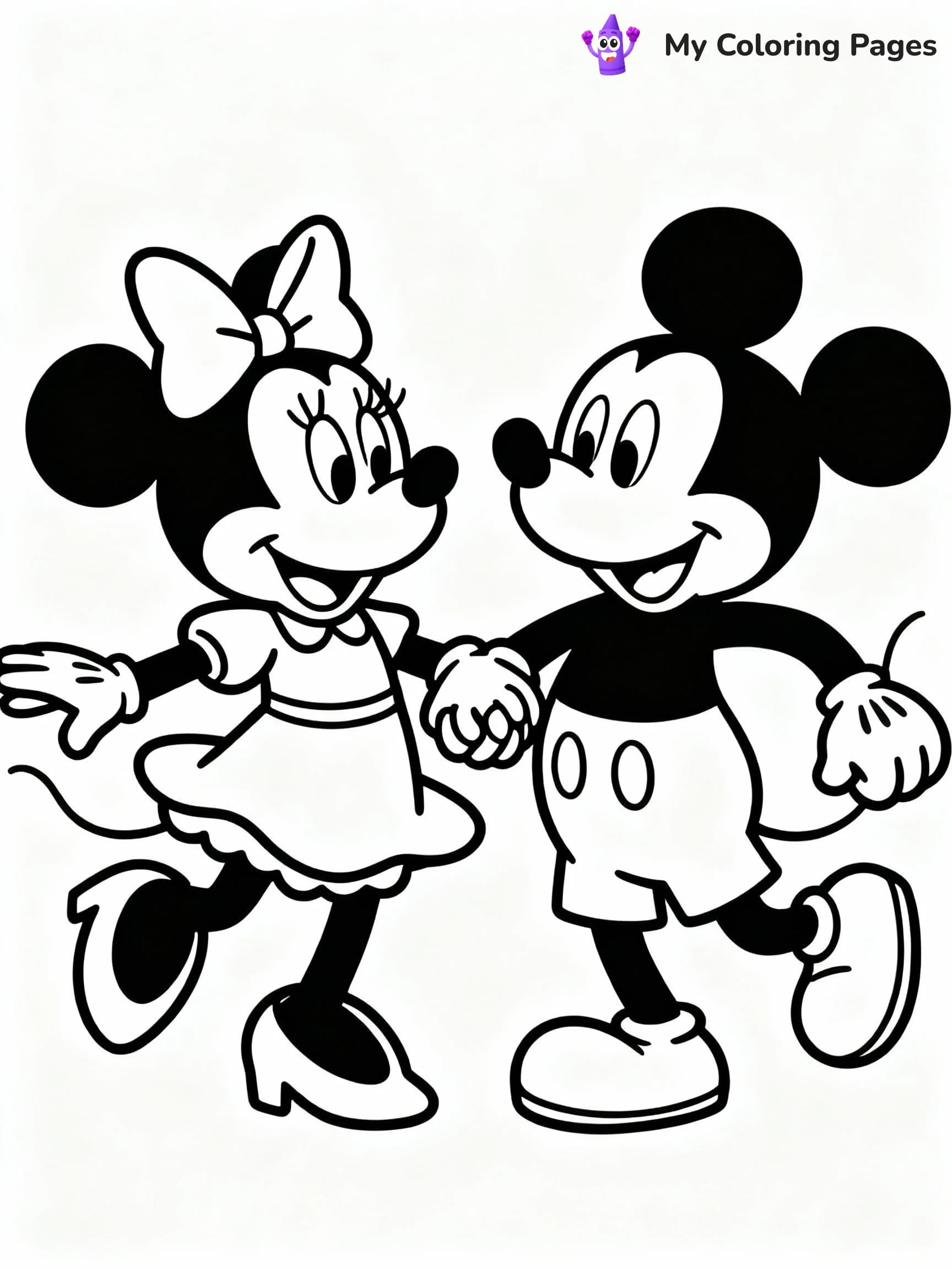 Minnie Mouse Coloring Pages - 23