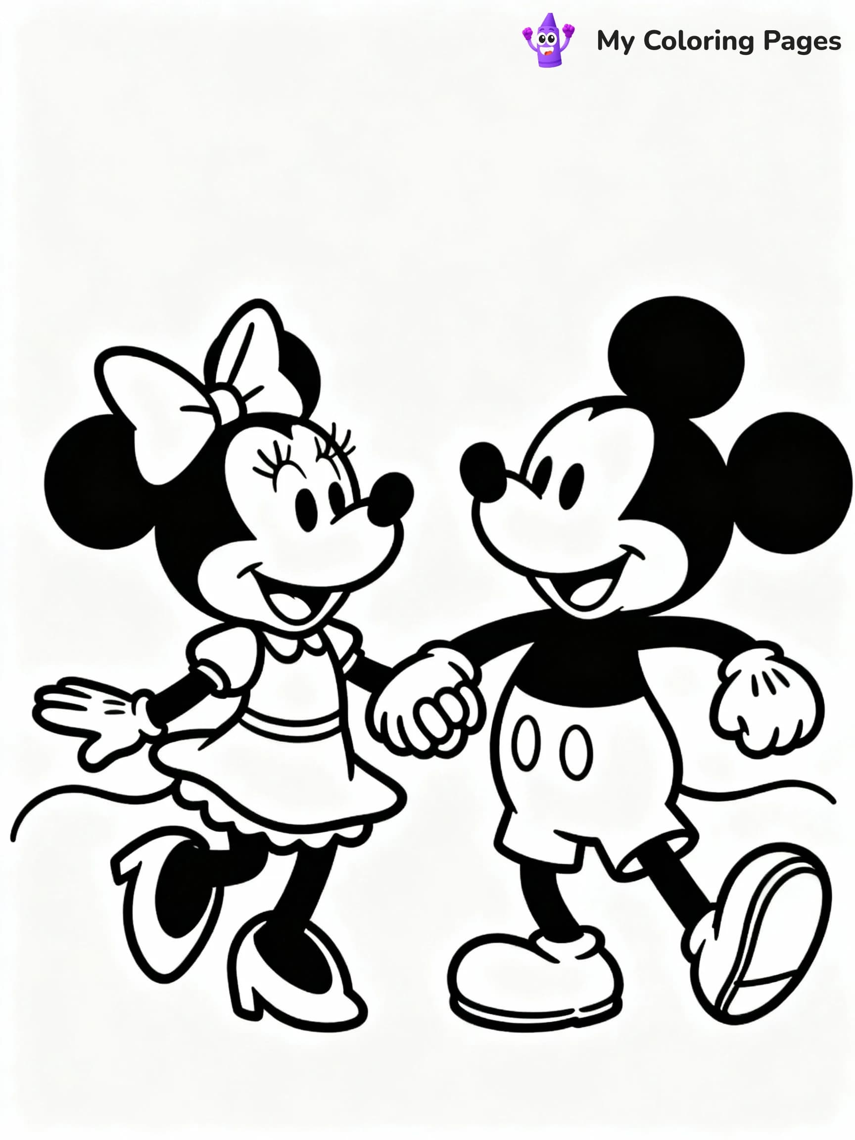 Minnie Mouse Coloring Pages - 22