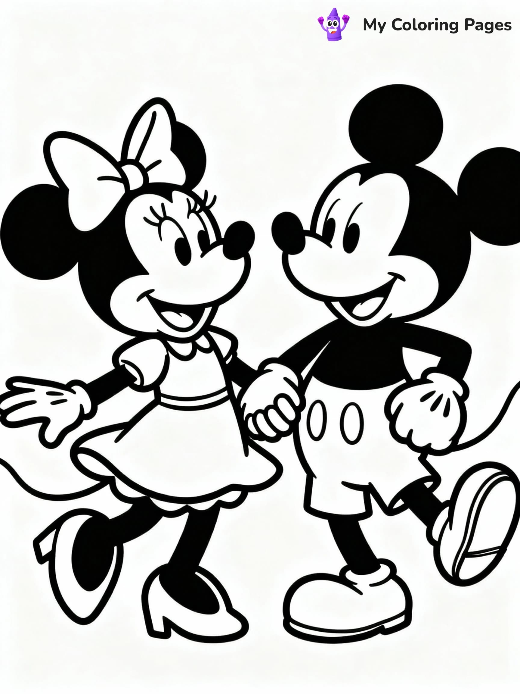 Minnie Mouse Coloring Pages - 21