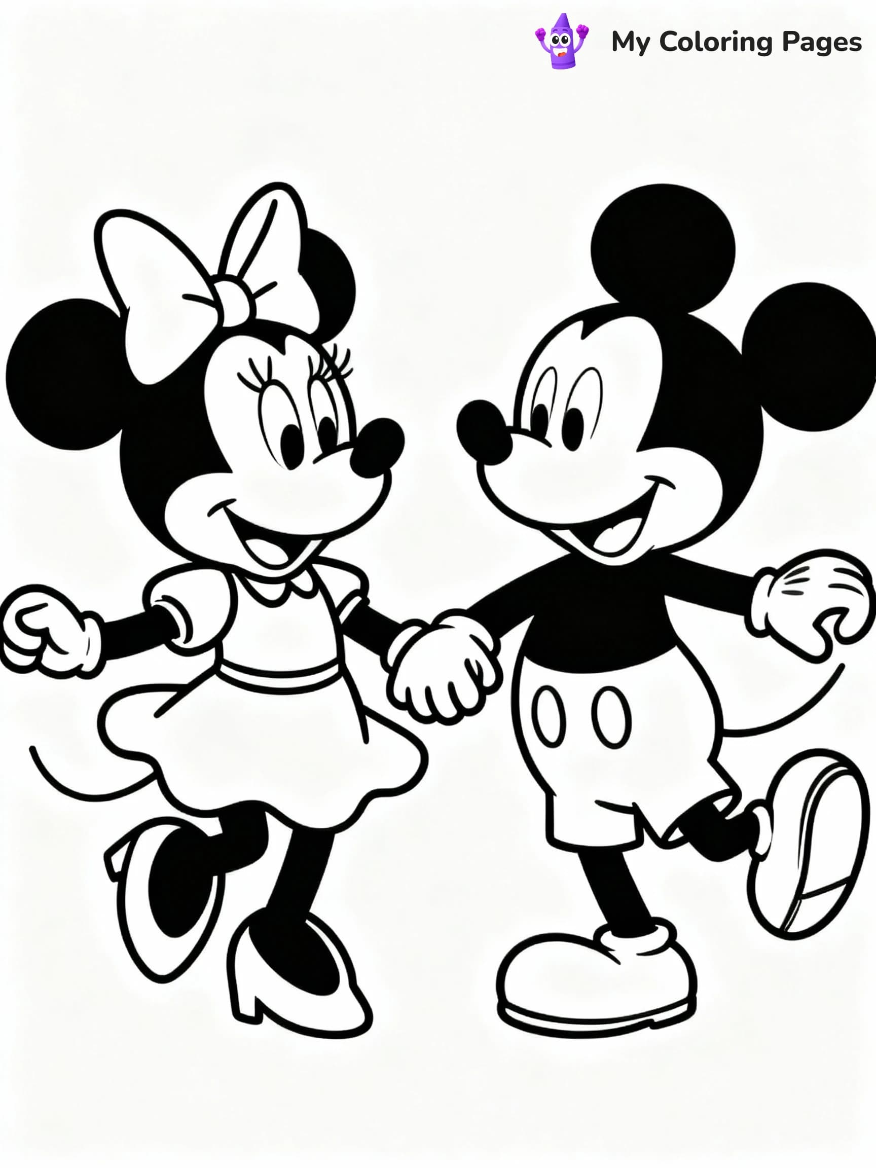 Minnie Mouse Coloring Pages - 20