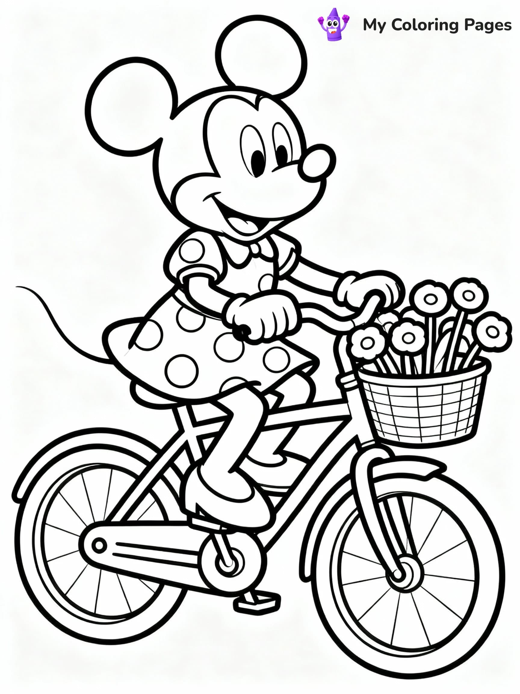 Minnie Mouse Coloring Pages - 5