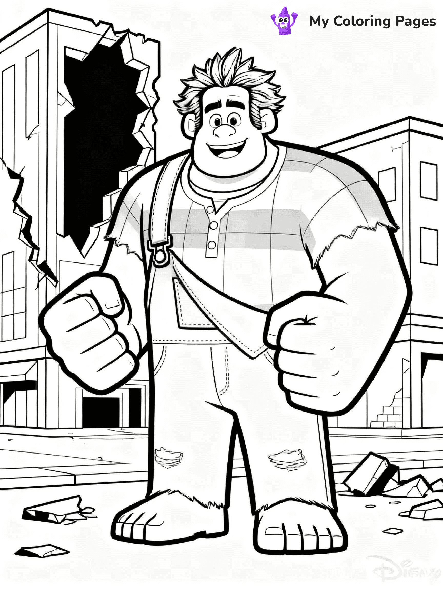 Wreck It Ralph Coloring Pages - 30