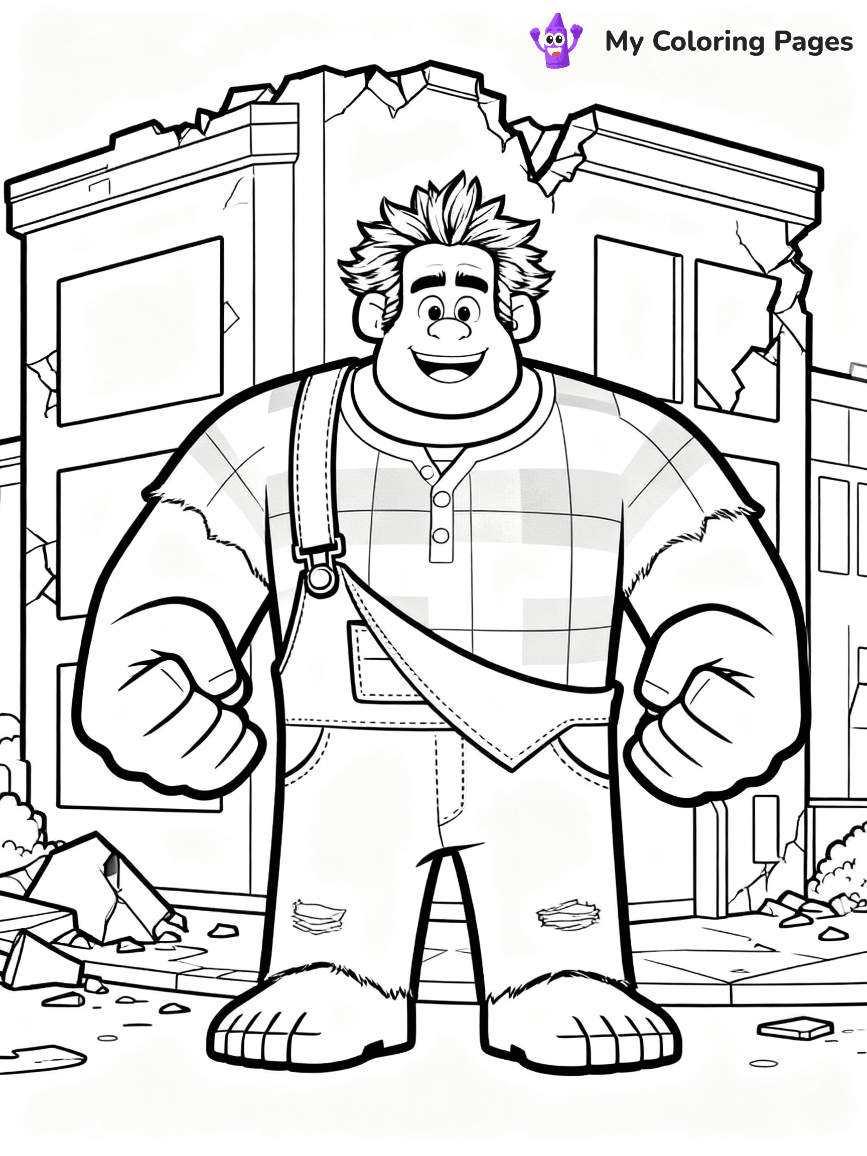 Wreck It Ralph Coloring Pages - 28