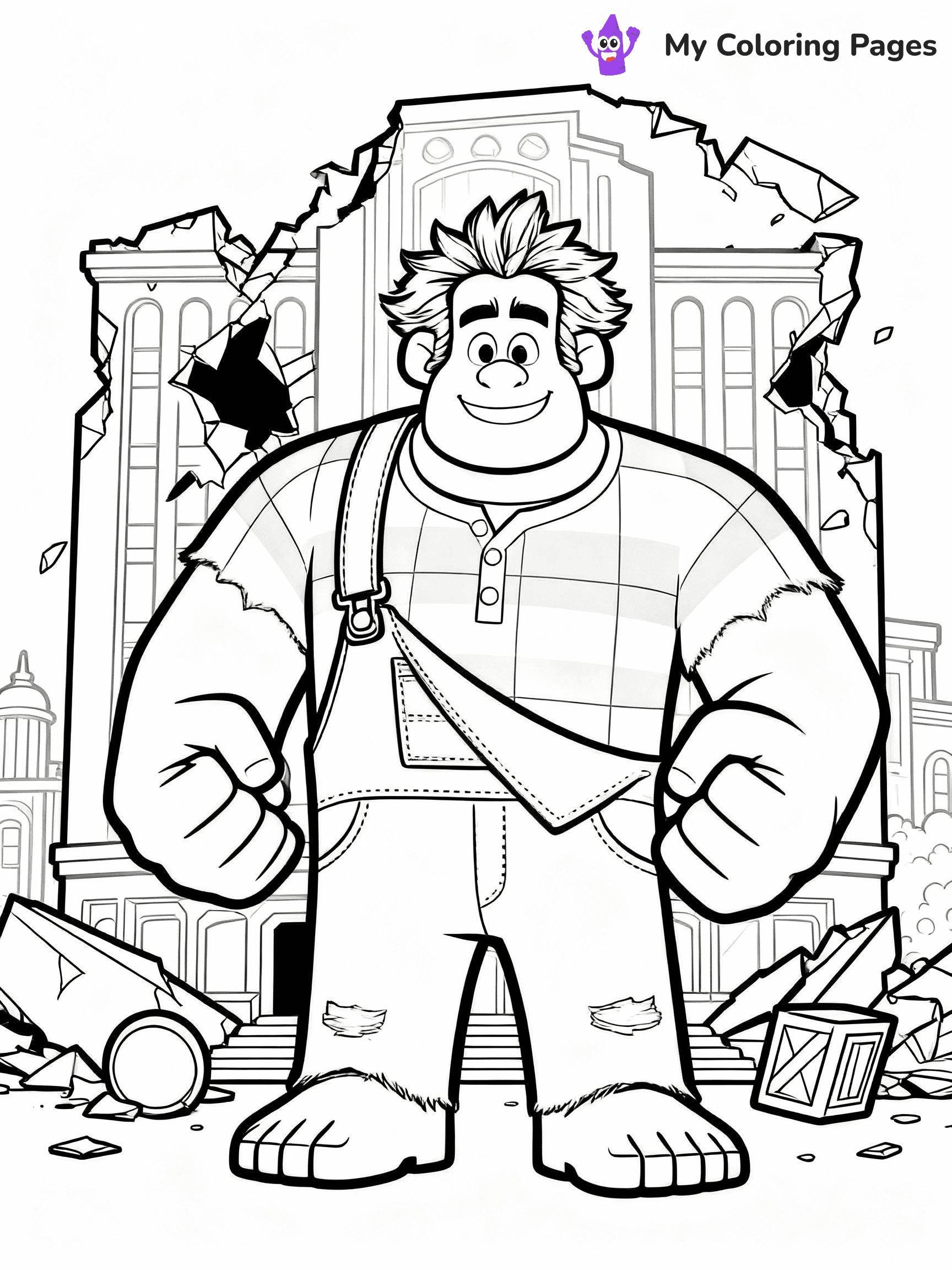Wreck It Ralph Coloring Pages - 27