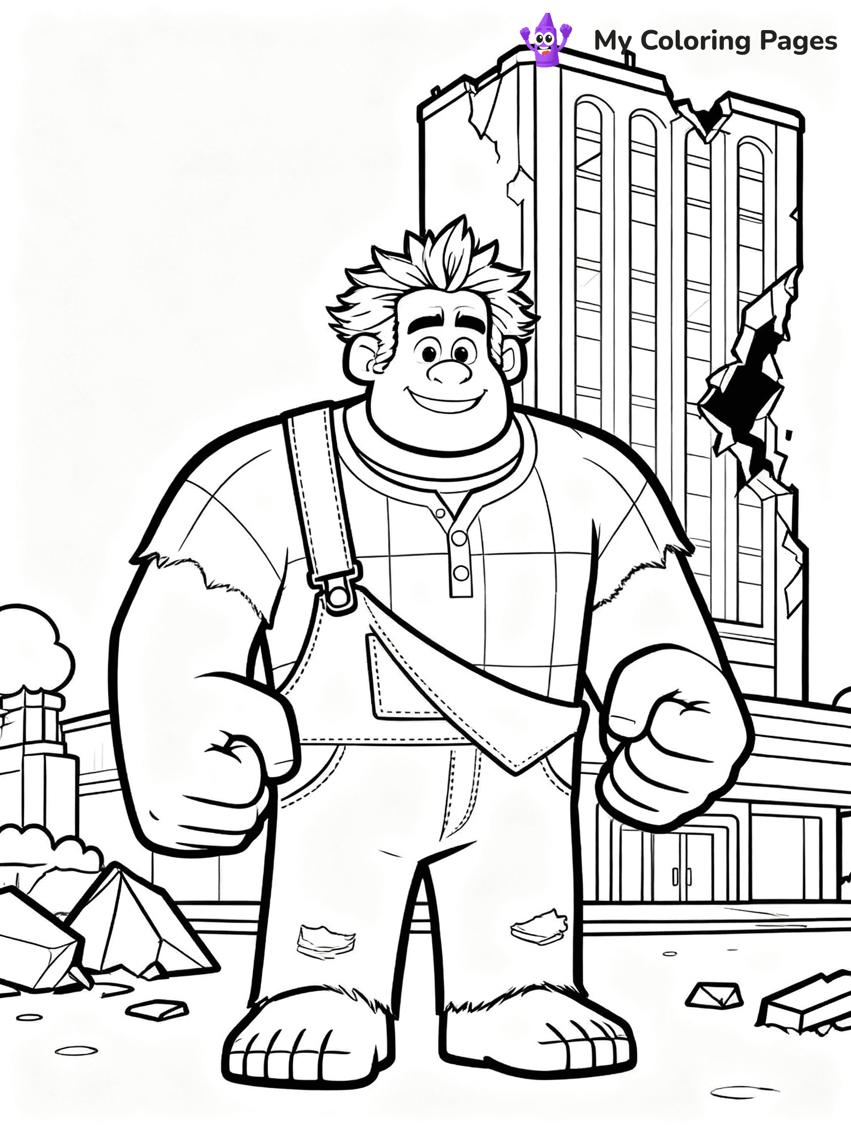Wreck It Ralph Coloring Pages - 26
