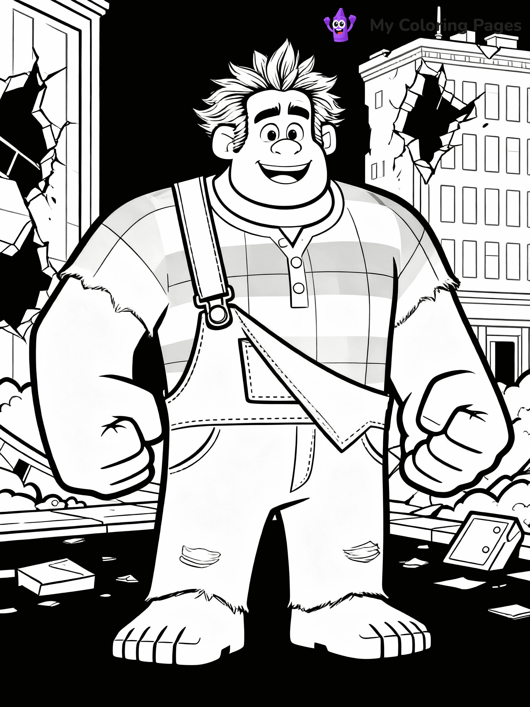 Wreck It Ralph Coloring Pages - 25