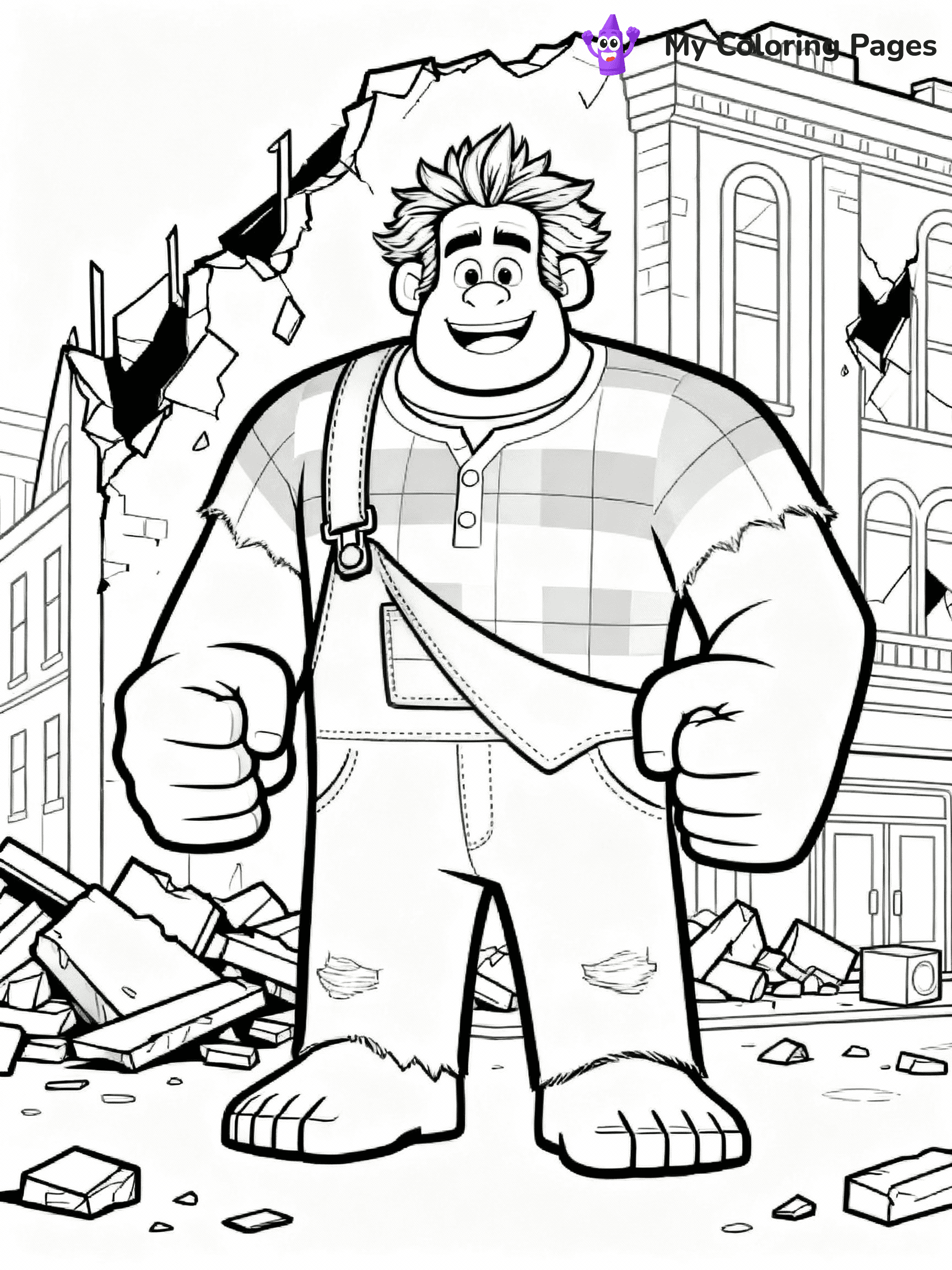 Wreck It Ralph Coloring Pages - 24