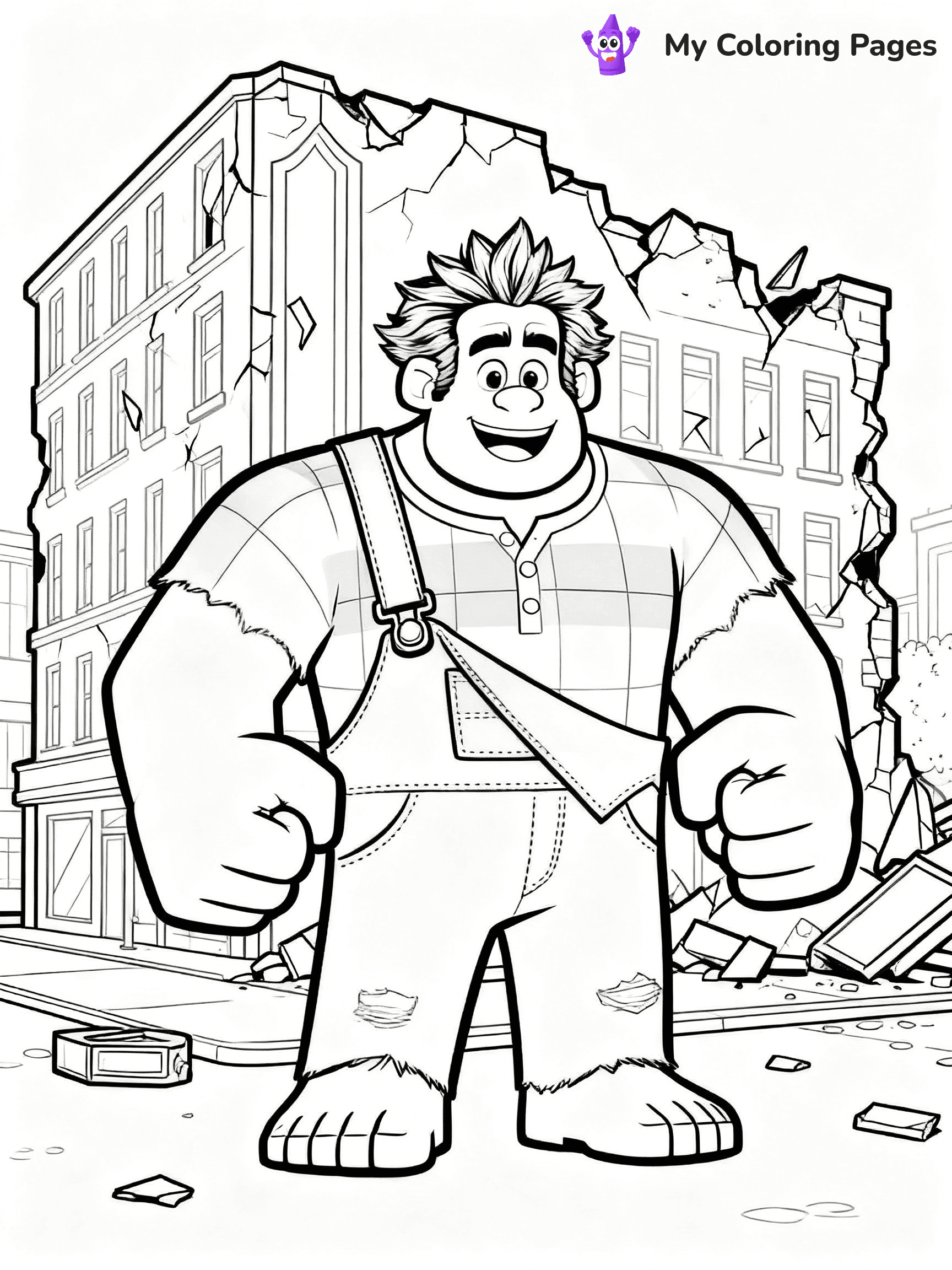 Wreck It Ralph Coloring Pages - 23