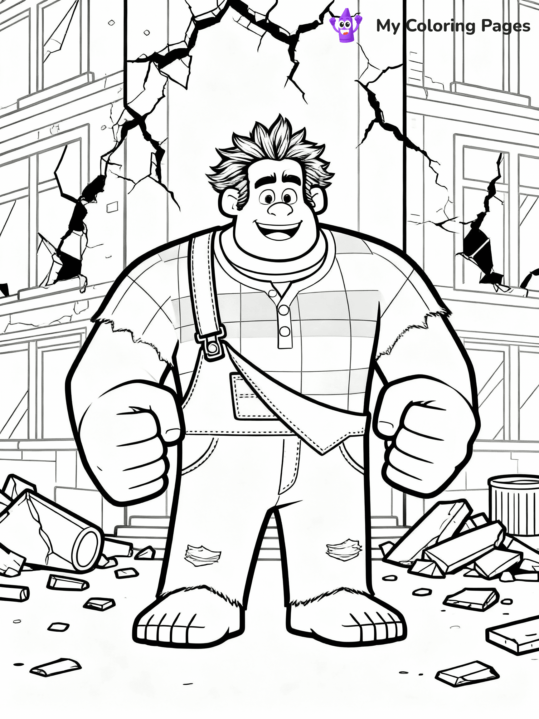 Wreck It Ralph Coloring Pages - 22
