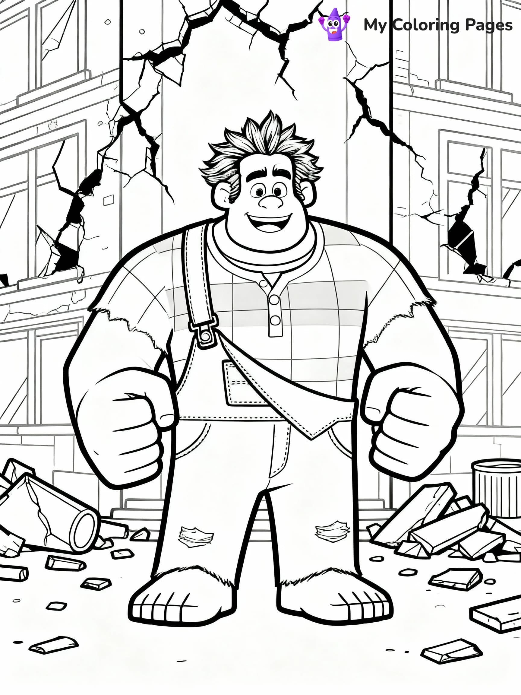 Wreck It Ralph Coloring Pages - 22