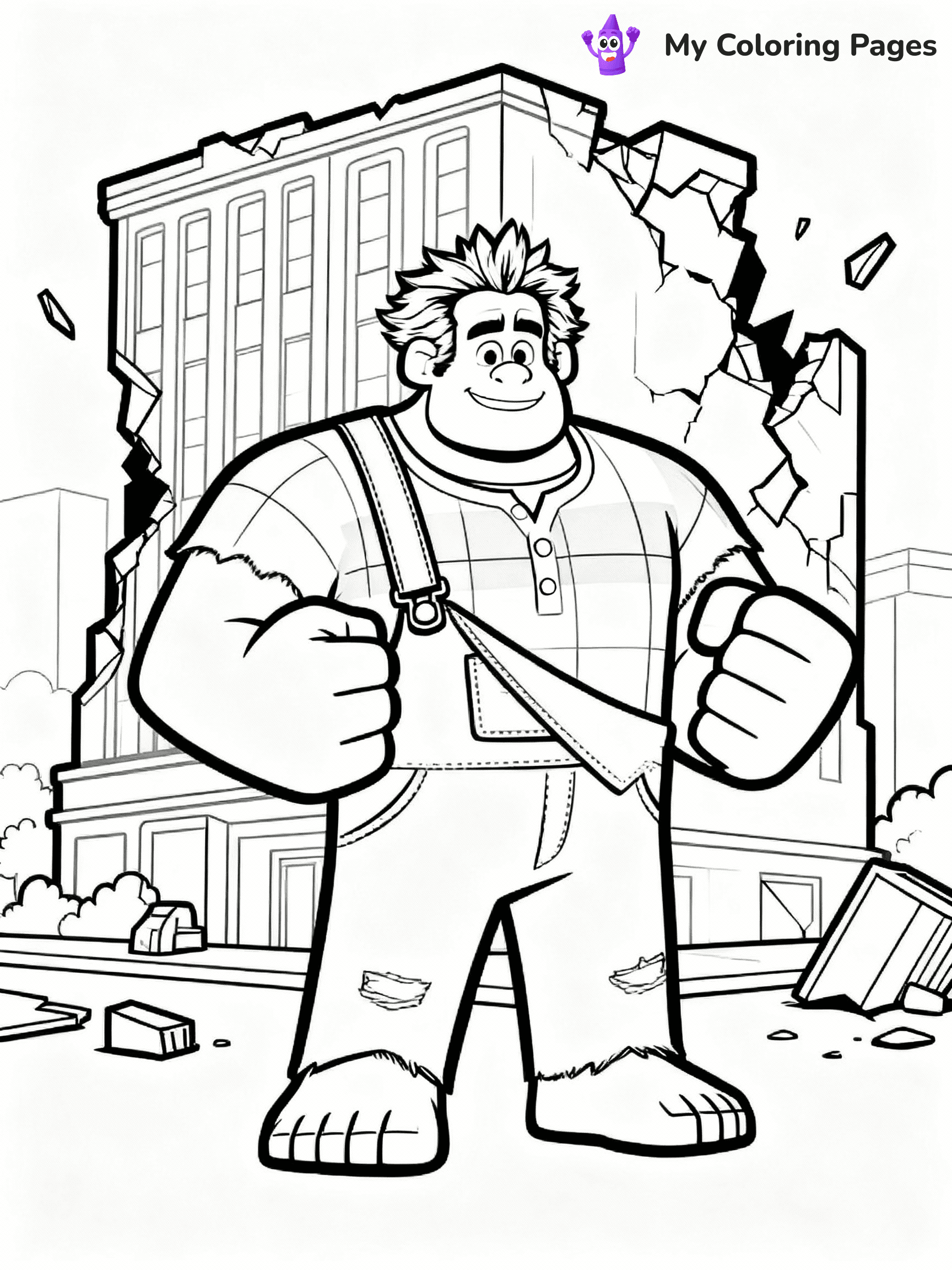 Wreck It Ralph Coloring Pages - 21