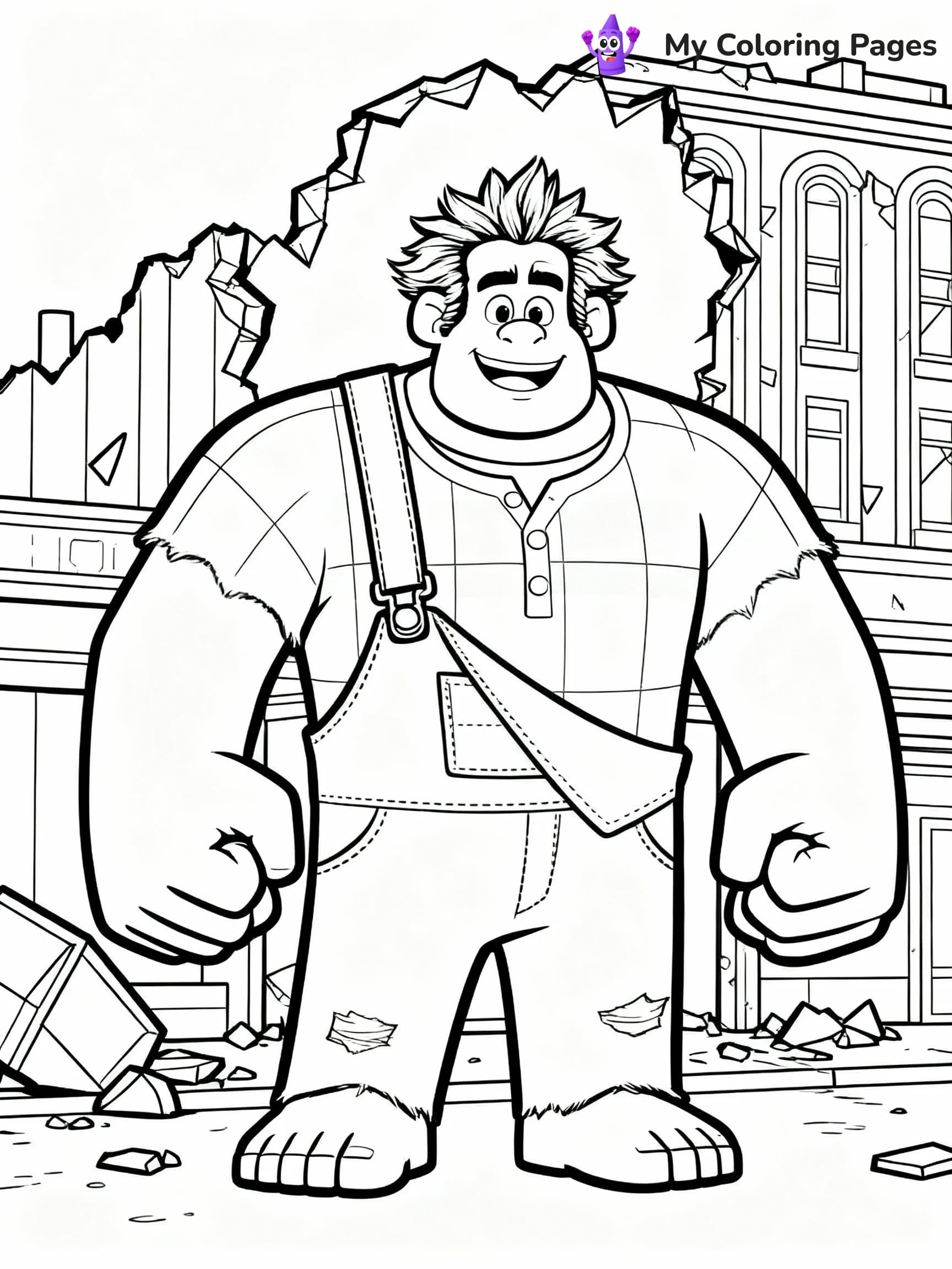 Wreck It Ralph Coloring Pages - 20