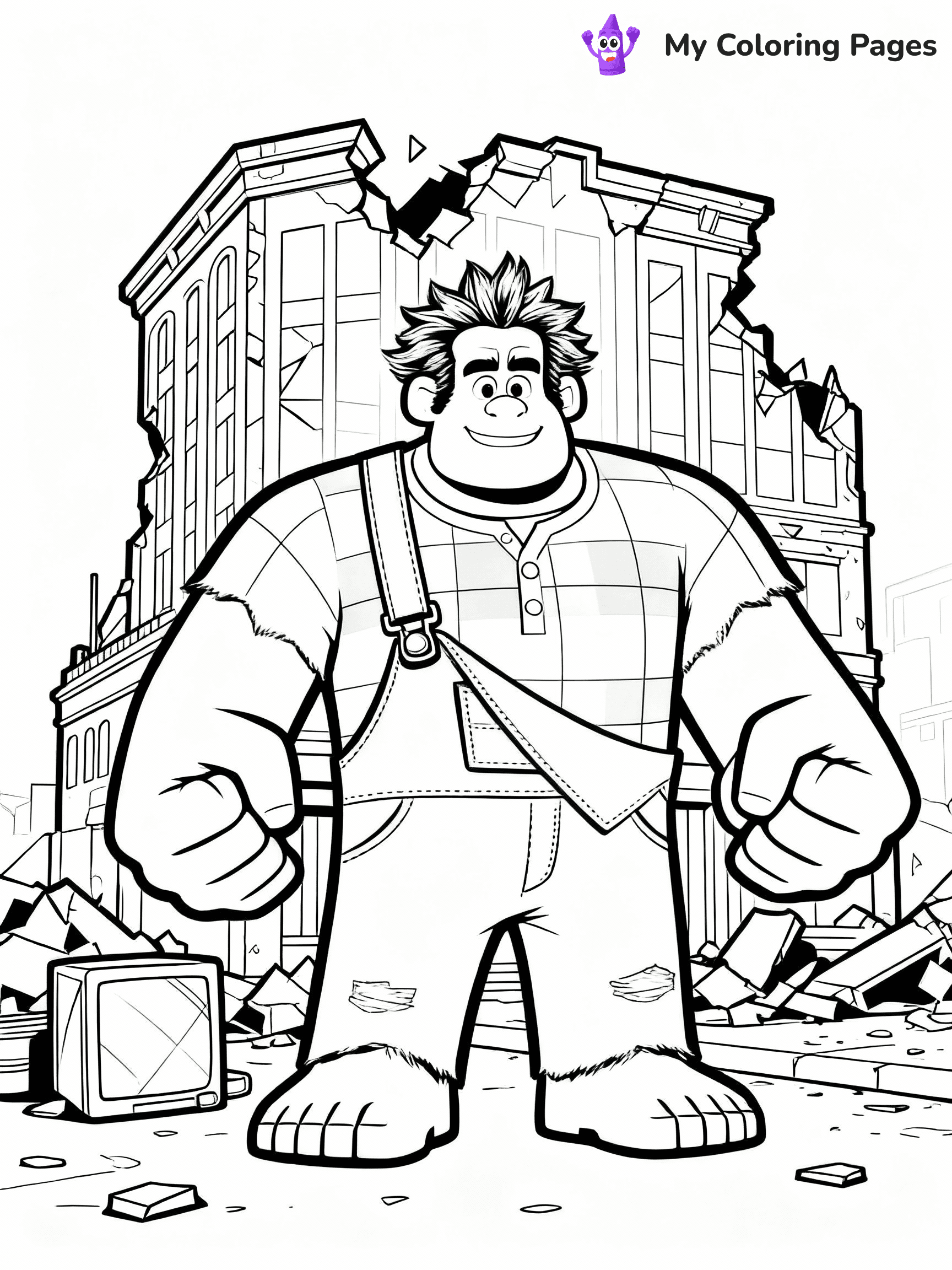Wreck It Ralph Coloring Pages - 19